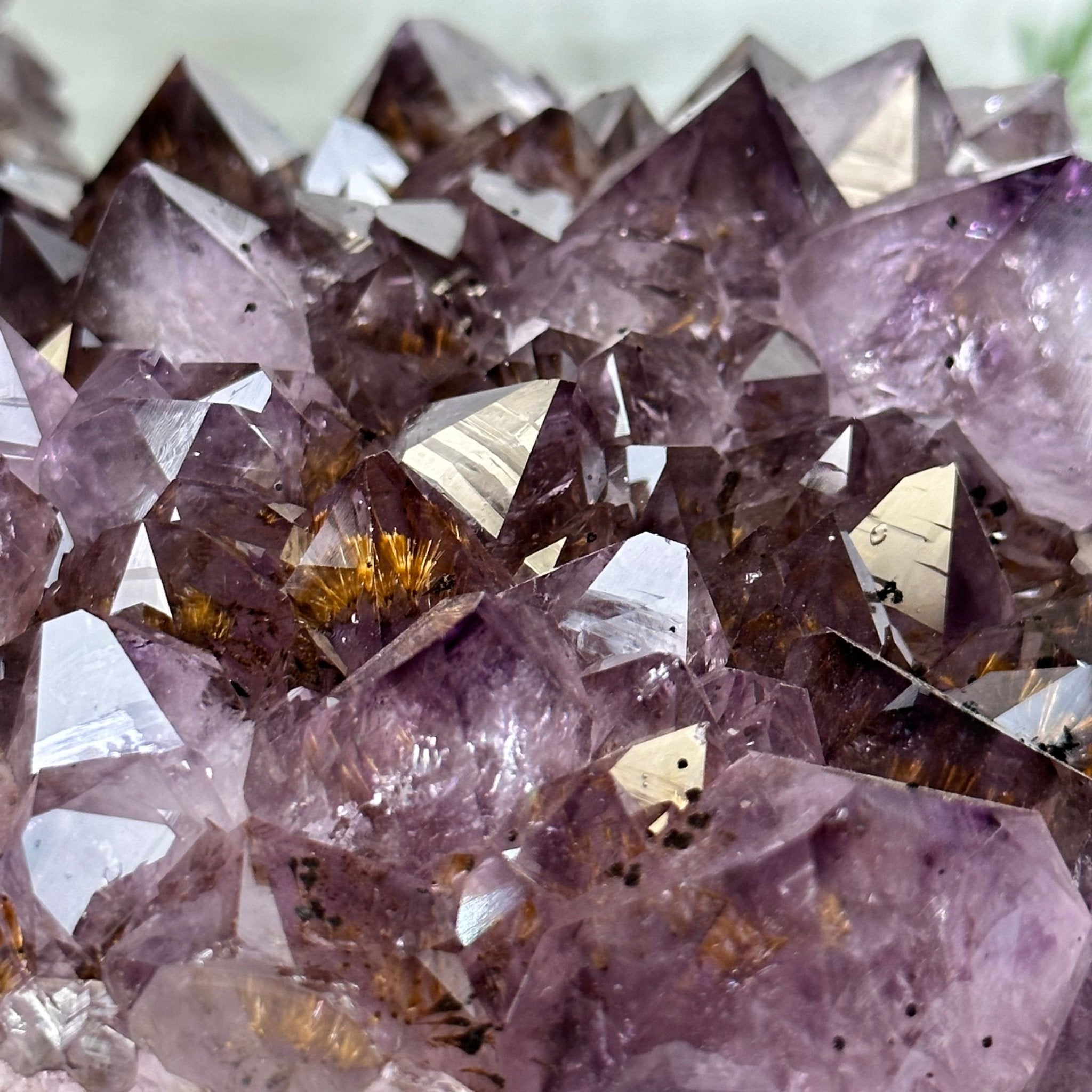 Extra Quality Open 2-Sided Brazilian Amethyst Cathedral, 29.9 lbs, 16.1" tall, Model #5605-0139 by Brazil Gems - Brazil GemsBrazil GemsExtra Quality Open 2-Sided Brazilian Amethyst Cathedral, 29.9 lbs, 16.1" tall, Model #5605-0139 by Brazil GemsOpen 2-Sided Cathedrals5605-0139