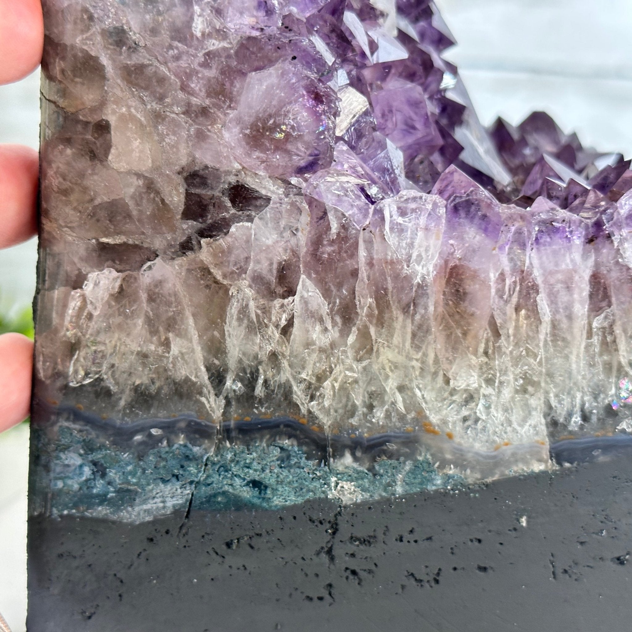 Extra Quality Open 2-Sided Brazilian Amethyst Cathedral, 34.8 lbs, 16.5" tall, Model #5605-0140 by Brazil Gems - Brazil GemsBrazil GemsExtra Quality Open 2-Sided Brazilian Amethyst Cathedral, 34.8 lbs, 16.5" tall, Model #5605-0140 by Brazil GemsOpen 2-Sided Cathedrals5605-0140