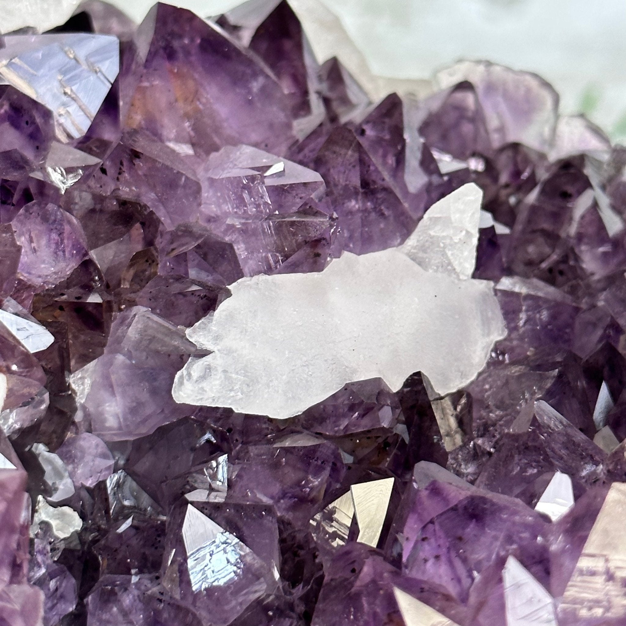 Extra Quality Open 2-Sided Brazilian Amethyst Cathedral, 34.8 lbs, 16.5" tall, Model #5605-0140 by Brazil Gems - Brazil GemsBrazil GemsExtra Quality Open 2-Sided Brazilian Amethyst Cathedral, 34.8 lbs, 16.5" tall, Model #5605-0140 by Brazil GemsOpen 2-Sided Cathedrals5605-0140