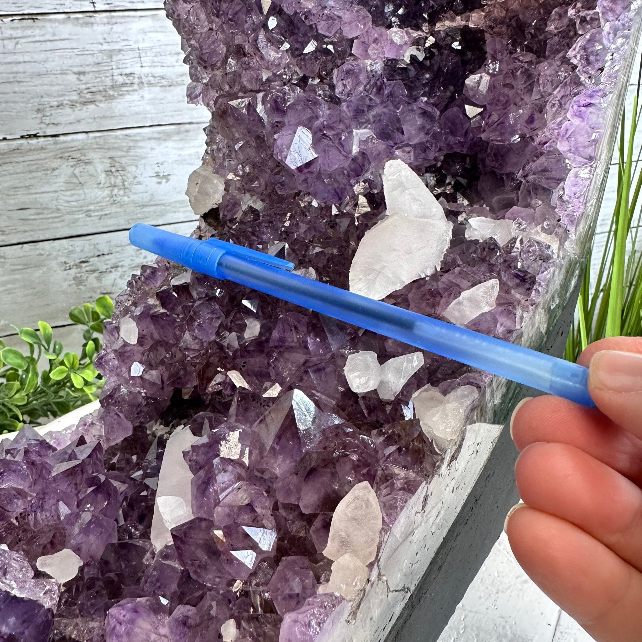 Extra Quality Open 2-Sided Brazilian Amethyst Cathedral, 34.8 lbs, 16.5" tall, Model #5605-0140 by Brazil Gems - Brazil GemsBrazil GemsExtra Quality Open 2-Sided Brazilian Amethyst Cathedral, 34.8 lbs, 16.5" tall, Model #5605-0140 by Brazil GemsOpen 2-Sided Cathedrals5605-0140