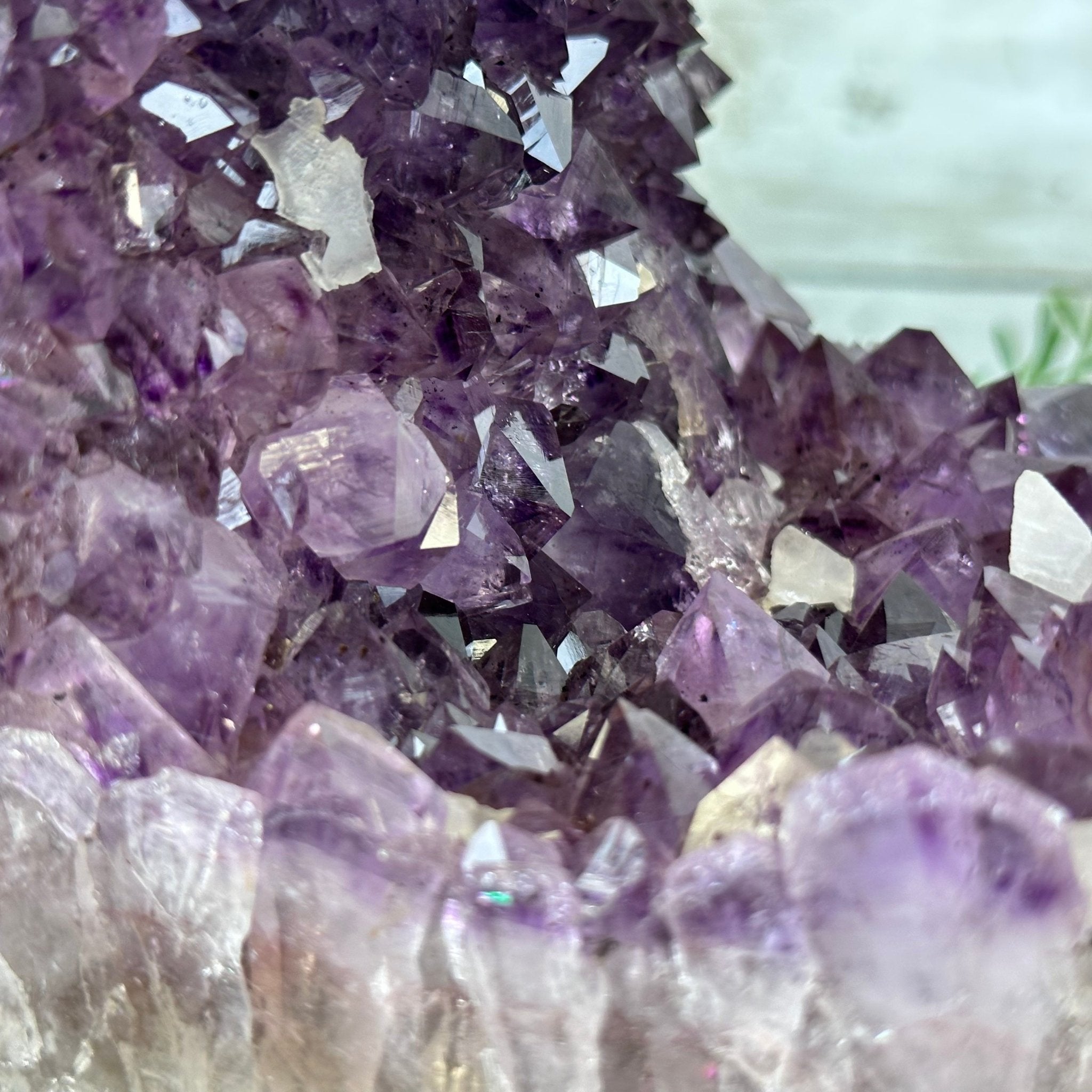 Extra Quality Open 2-Sided Brazilian Amethyst Cathedral, 34.8 lbs, 16.5" tall, Model #5605-0140 by Brazil Gems - Brazil GemsBrazil GemsExtra Quality Open 2-Sided Brazilian Amethyst Cathedral, 34.8 lbs, 16.5" tall, Model #5605-0140 by Brazil GemsOpen 2-Sided Cathedrals5605-0140