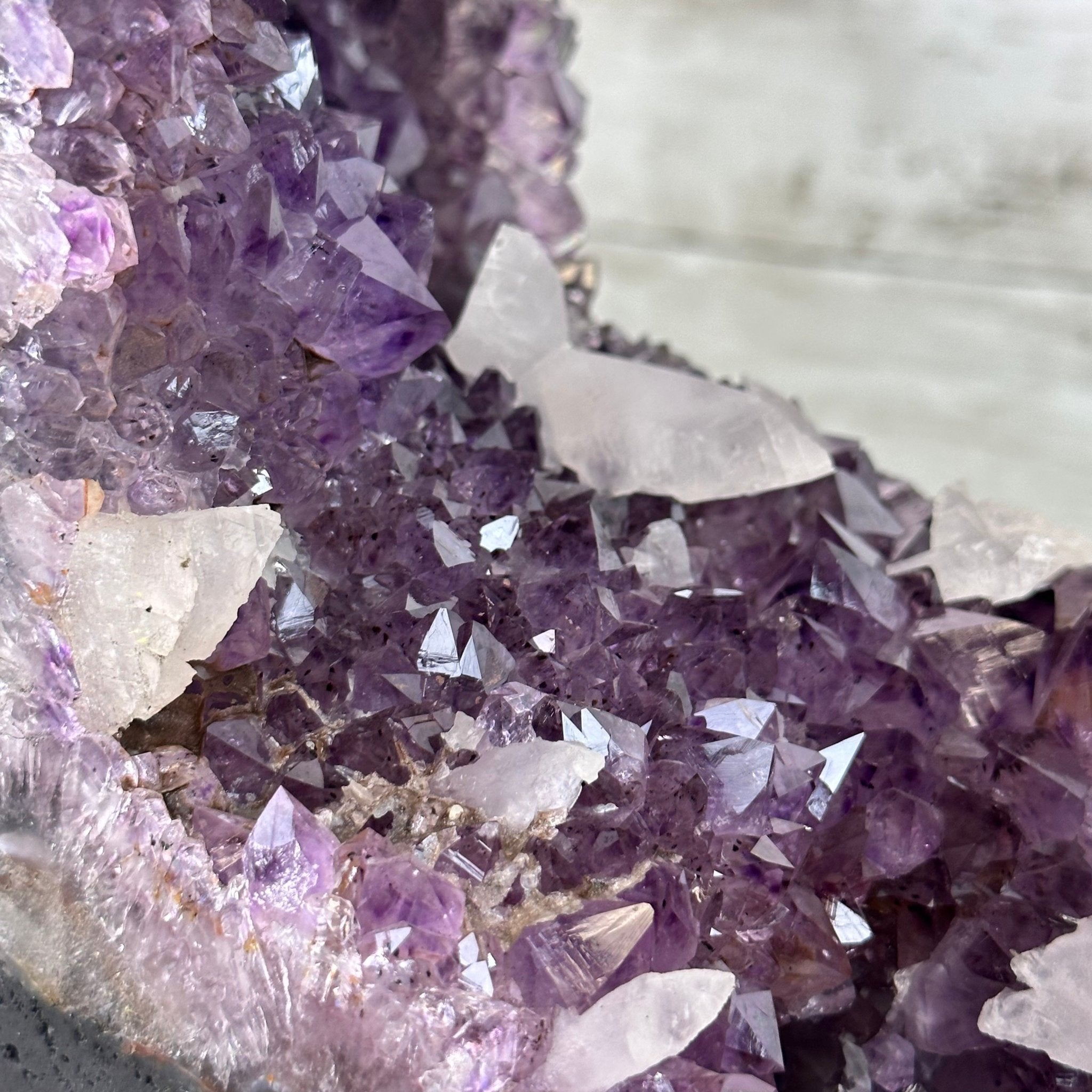 Extra Quality Open 2-Sided Brazilian Amethyst Cathedral, 34.8 lbs, 16.5" tall, Model #5605-0140 by Brazil Gems - Brazil GemsBrazil GemsExtra Quality Open 2-Sided Brazilian Amethyst Cathedral, 34.8 lbs, 16.5" tall, Model #5605-0140 by Brazil GemsOpen 2-Sided Cathedrals5605-0140