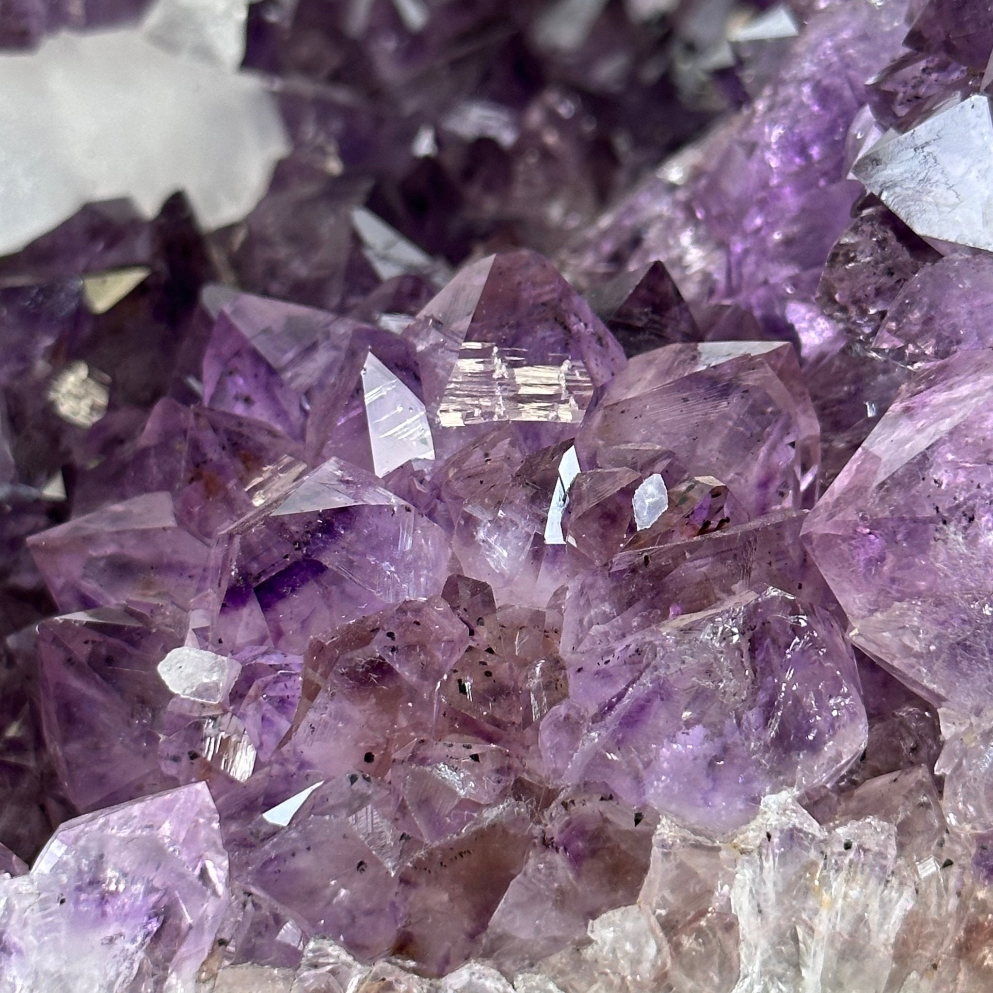 Extra Quality Open 2-Sided Brazilian Amethyst Cathedral, 34.8 lbs, 16.5" tall, Model #5605-0140 by Brazil Gems - Brazil GemsBrazil GemsExtra Quality Open 2-Sided Brazilian Amethyst Cathedral, 34.8 lbs, 16.5" tall, Model #5605-0140 by Brazil GemsOpen 2-Sided Cathedrals5605-0140