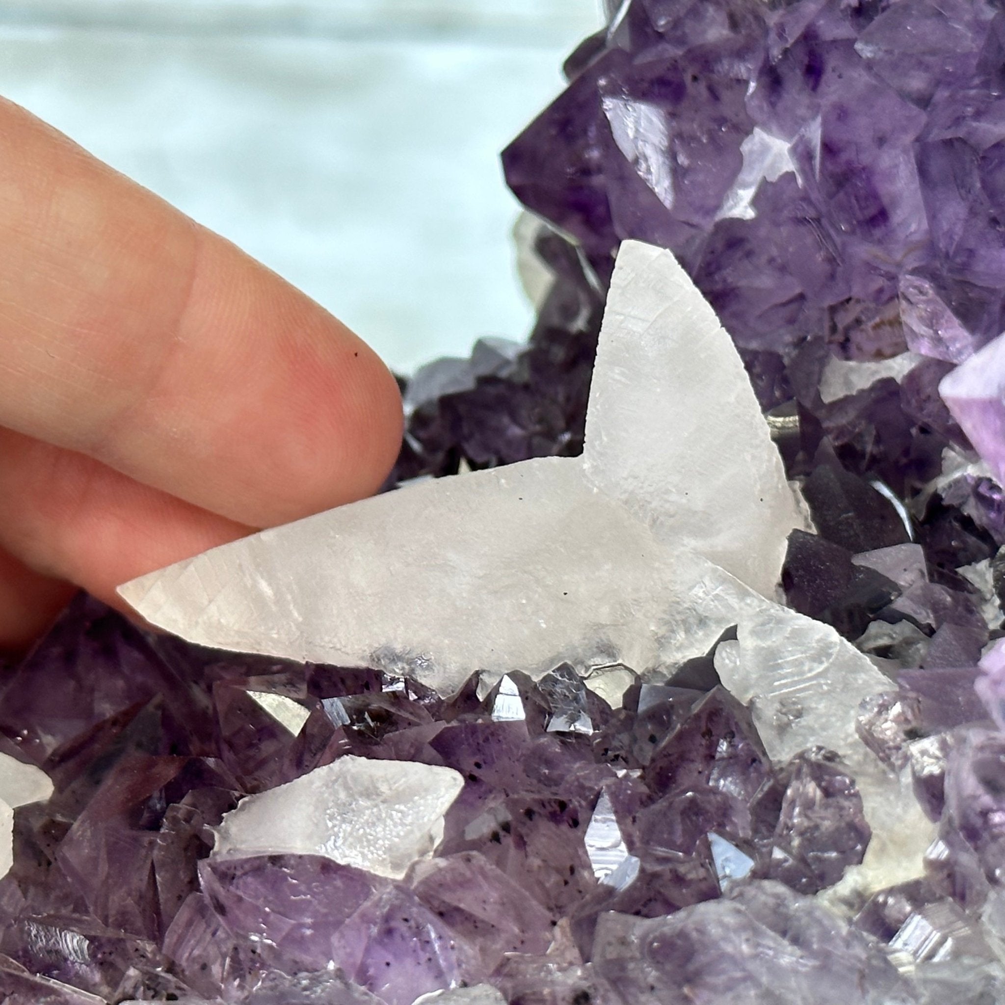 Extra Quality Open 2-Sided Brazilian Amethyst Cathedral, 34.8 lbs, 16.5" tall, Model #5605-0140 by Brazil Gems - Brazil GemsBrazil GemsExtra Quality Open 2-Sided Brazilian Amethyst Cathedral, 34.8 lbs, 16.5" tall, Model #5605-0140 by Brazil GemsOpen 2-Sided Cathedrals5605-0140