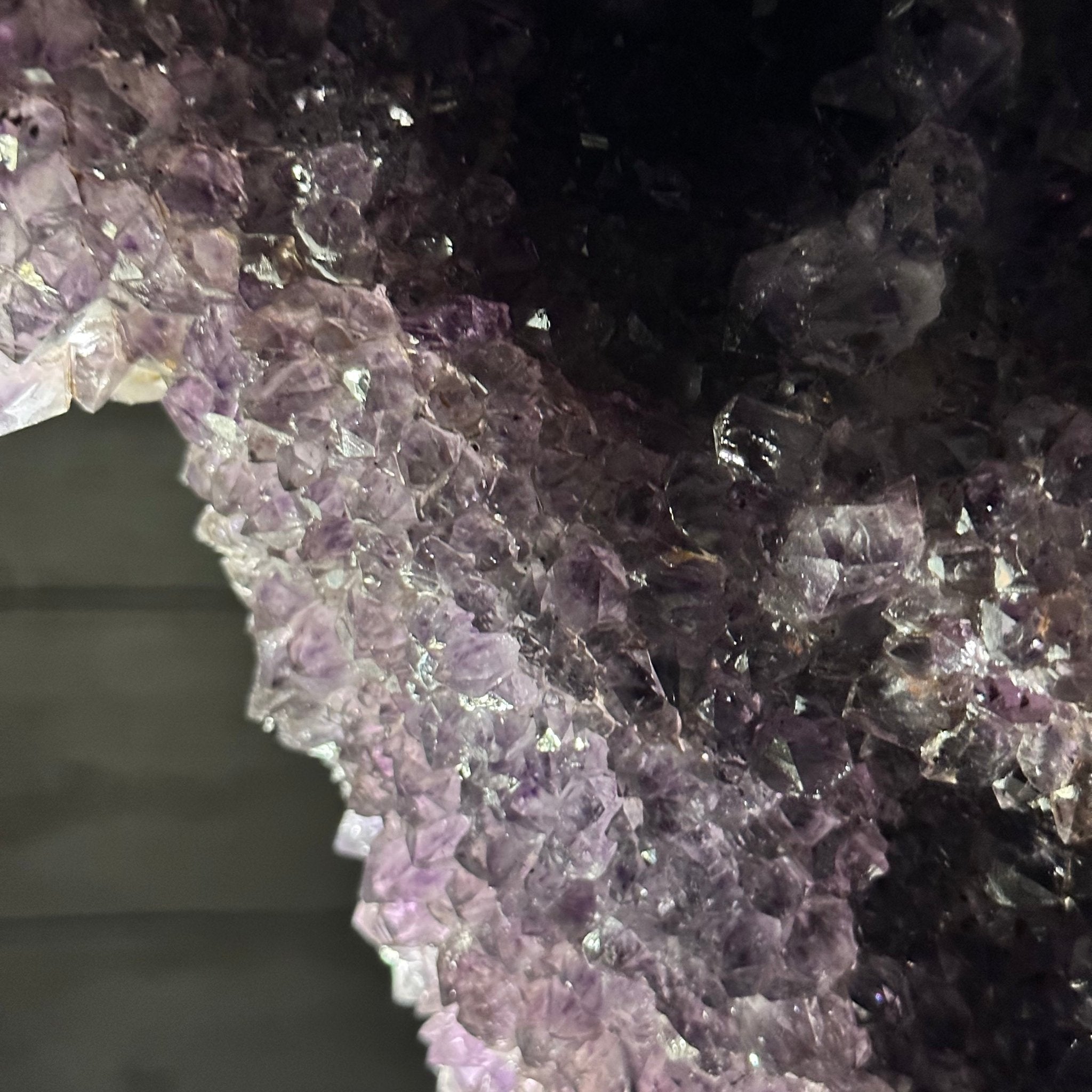 Extra Quality Open 2-Sided Brazilian Amethyst Cathedral, 34.8 lbs, 16.5" tall, Model #5605-0140 by Brazil Gems - Brazil GemsBrazil GemsExtra Quality Open 2-Sided Brazilian Amethyst Cathedral, 34.8 lbs, 16.5" tall, Model #5605-0140 by Brazil GemsOpen 2-Sided Cathedrals5605-0140