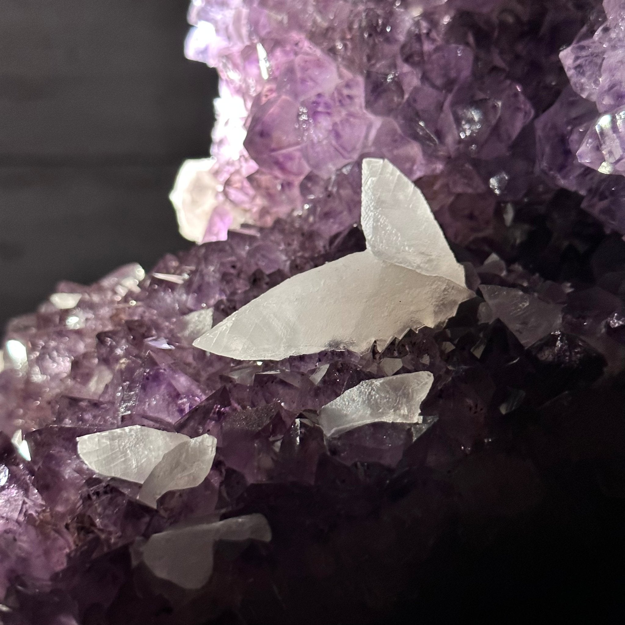 Extra Quality Open 2-Sided Brazilian Amethyst Cathedral, 34.8 lbs, 16.5" tall, Model #5605-0140 by Brazil Gems - Brazil GemsBrazil GemsExtra Quality Open 2-Sided Brazilian Amethyst Cathedral, 34.8 lbs, 16.5" tall, Model #5605-0140 by Brazil GemsOpen 2-Sided Cathedrals5605-0140