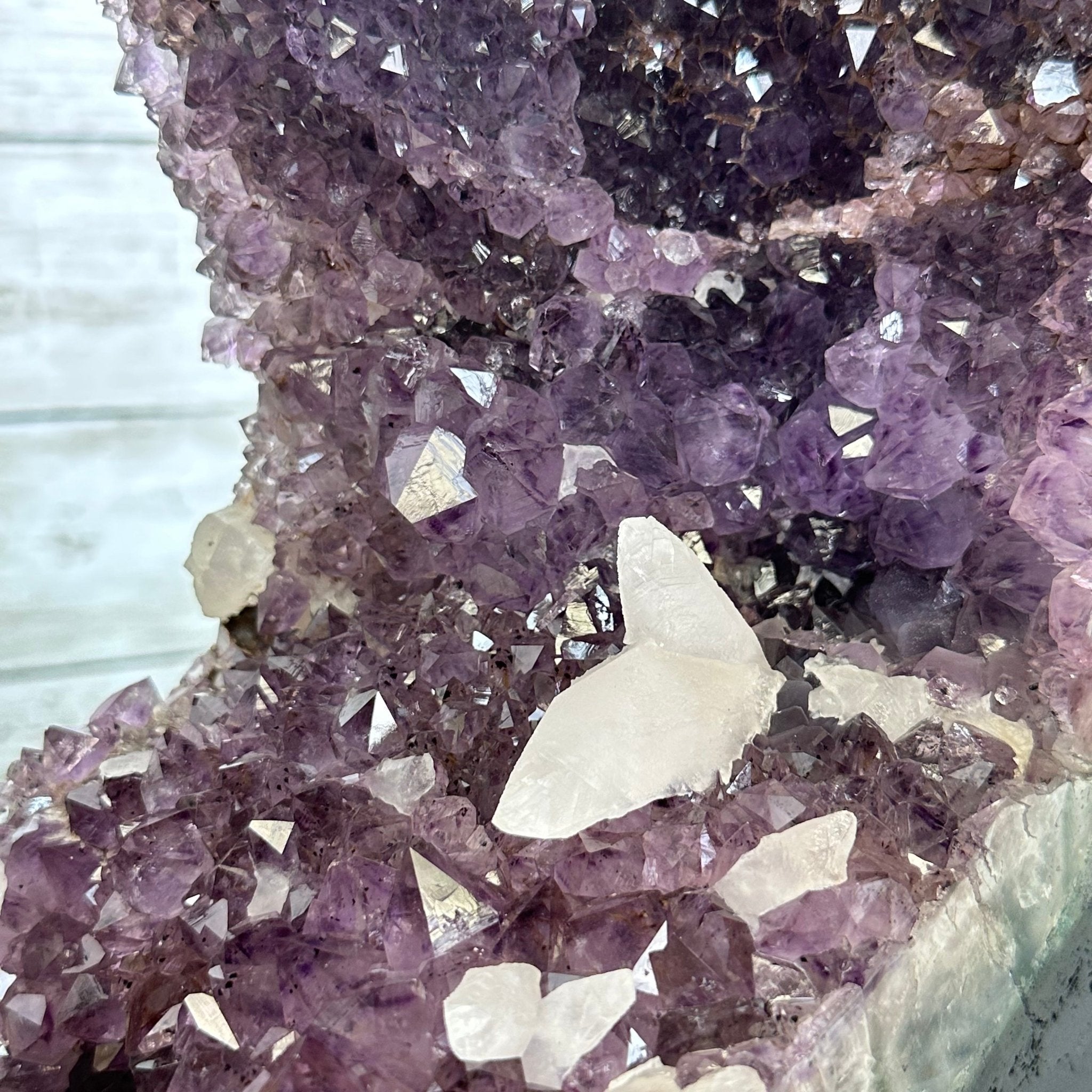 Extra Quality Open 2-Sided Brazilian Amethyst Cathedral, 34.8 lbs, 16.5" tall, Model #5605-0140 by Brazil Gems - Brazil GemsBrazil GemsExtra Quality Open 2-Sided Brazilian Amethyst Cathedral, 34.8 lbs, 16.5" tall, Model #5605-0140 by Brazil GemsOpen 2-Sided Cathedrals5605-0140