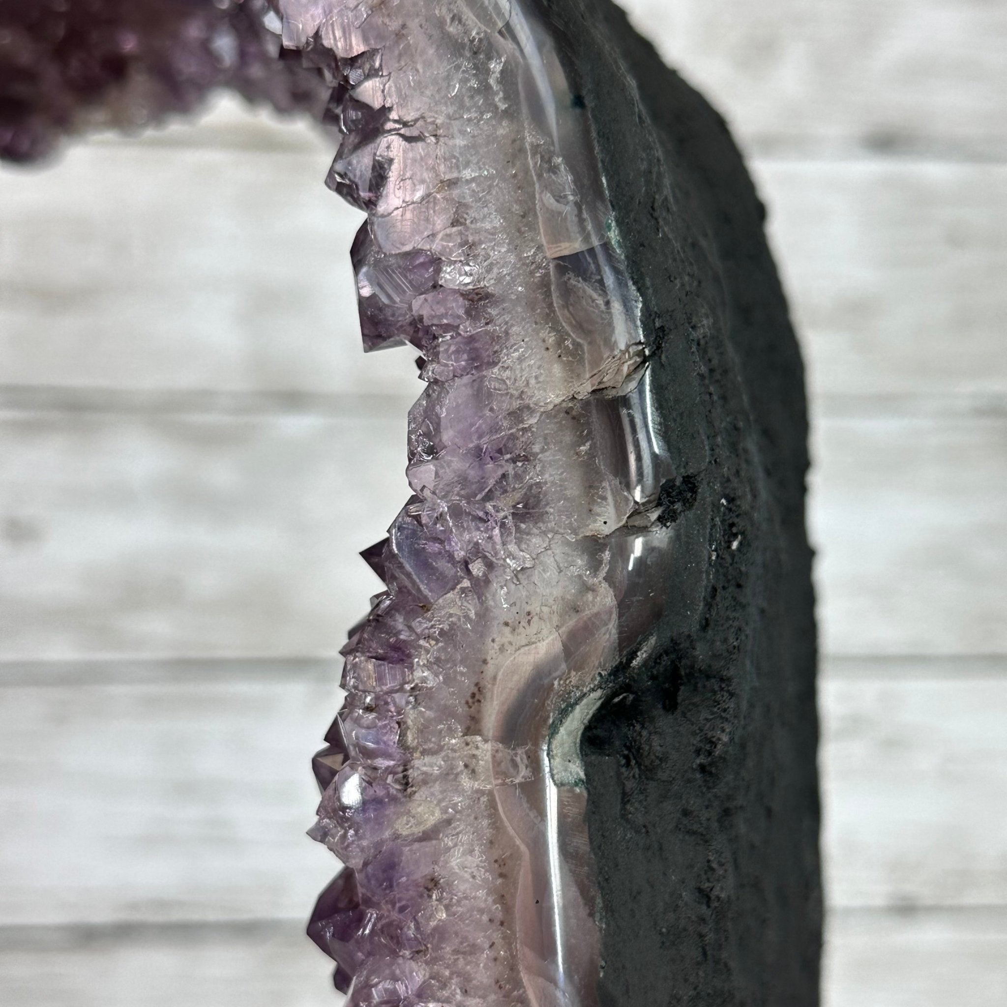 Extra Quality Open 2-Sided Brazilian Amethyst Cathedral, 43.1 lbs, 23.6" tall, Model #5605-0108 by Brazil Gems - Brazil GemsBrazil GemsExtra Quality Open 2-Sided Brazilian Amethyst Cathedral, 43.1 lbs, 23.6" tall, Model #5605-0108 by Brazil GemsOpen 2-Sided Cathedrals5605-0108