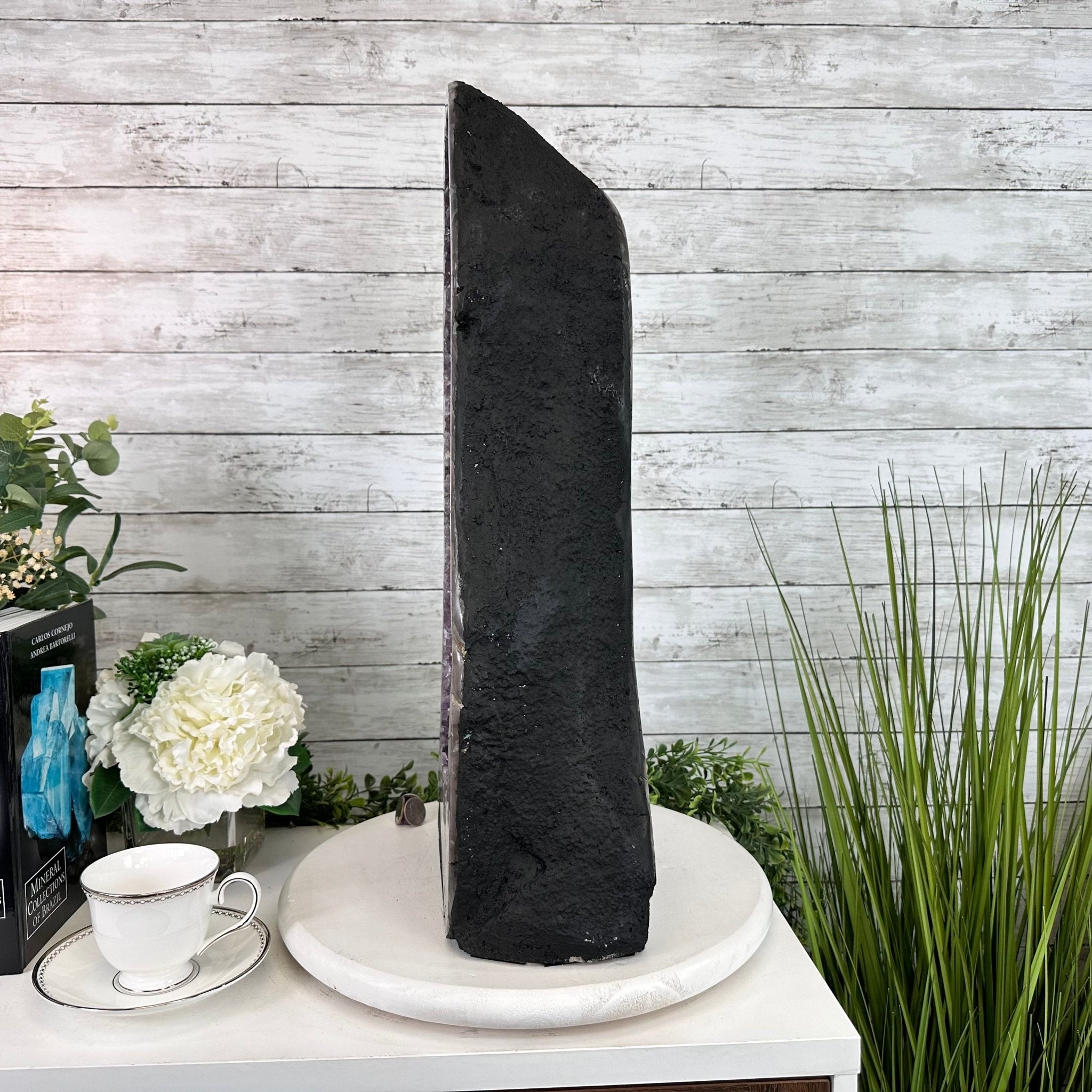 Extra Quality Open 2-Sided Brazilian Amethyst Cathedral, 43.1 lbs, 23.6" tall, Model #5605-0108 by Brazil Gems - Brazil GemsBrazil GemsExtra Quality Open 2-Sided Brazilian Amethyst Cathedral, 43.1 lbs, 23.6" tall, Model #5605-0108 by Brazil GemsOpen 2-Sided Cathedrals5605-0108