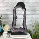 Extra Quality Open 2-Sided Brazilian Amethyst Cathedral, 43.1 lbs, 23.6" tall, Model #5605-0108 by Brazil Gems - Brazil GemsBrazil GemsExtra Quality Open 2-Sided Brazilian Amethyst Cathedral, 43.1 lbs, 23.6" tall, Model #5605-0108 by Brazil GemsOpen 2-Sided Cathedrals5605-0108