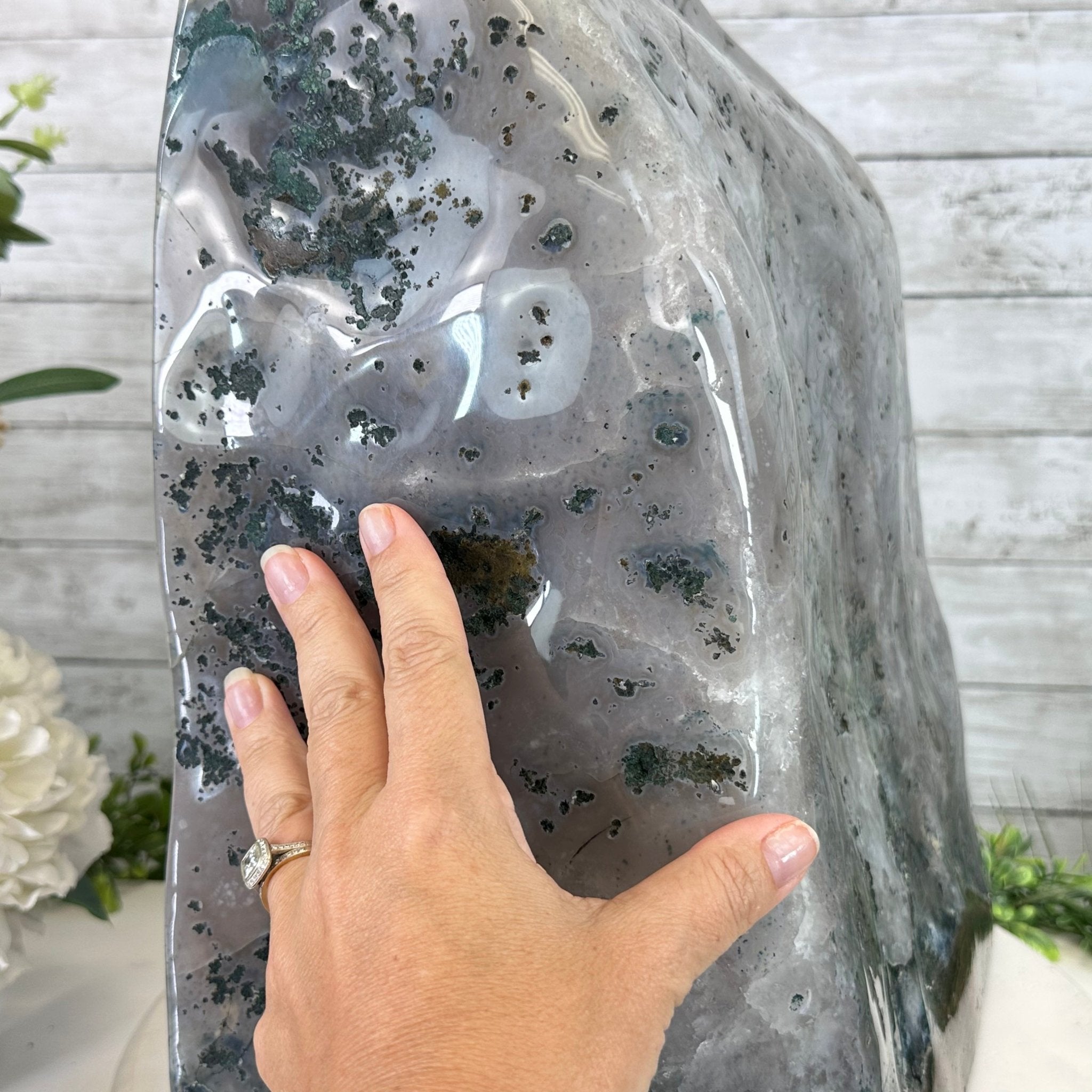 Extra Quality Polished Brazilian Amethyst Cathedral, 102.1 lbs & 18.3" tall Model #5602-0045 by Brazil Gems - Brazil GemsBrazil GemsExtra Quality Polished Brazilian Amethyst Cathedral, 102.1 lbs & 18.3" tall Model #5602-0045 by Brazil GemsPolished Cathedrals5602-0045