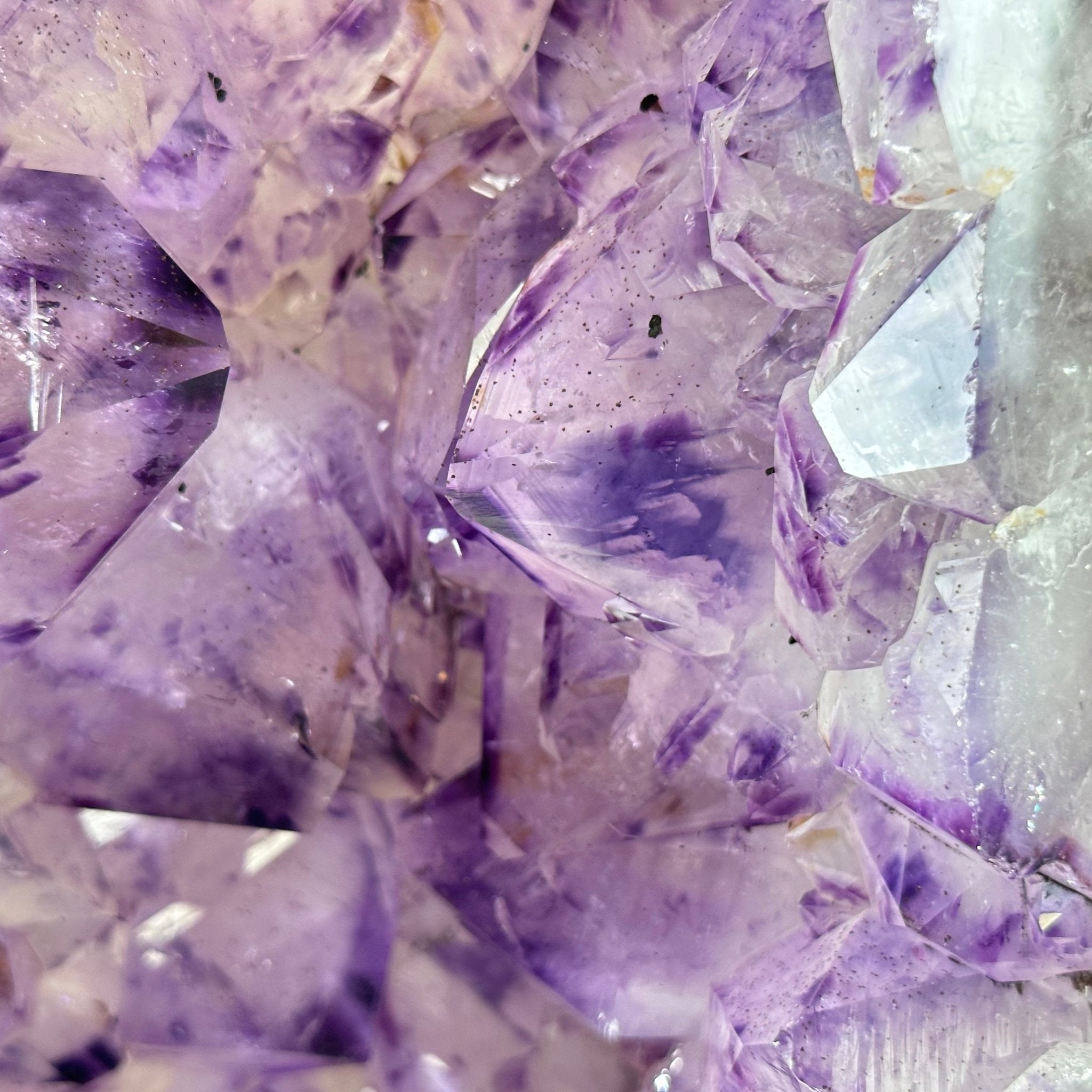 Extra Quality Polished Brazilian Amethyst Cathedral, 102.1 lbs & 18.3" tall Model #5602-0045 by Brazil Gems - Brazil GemsBrazil GemsExtra Quality Polished Brazilian Amethyst Cathedral, 102.1 lbs & 18.3" tall Model #5602-0045 by Brazil GemsPolished Cathedrals5602-0045