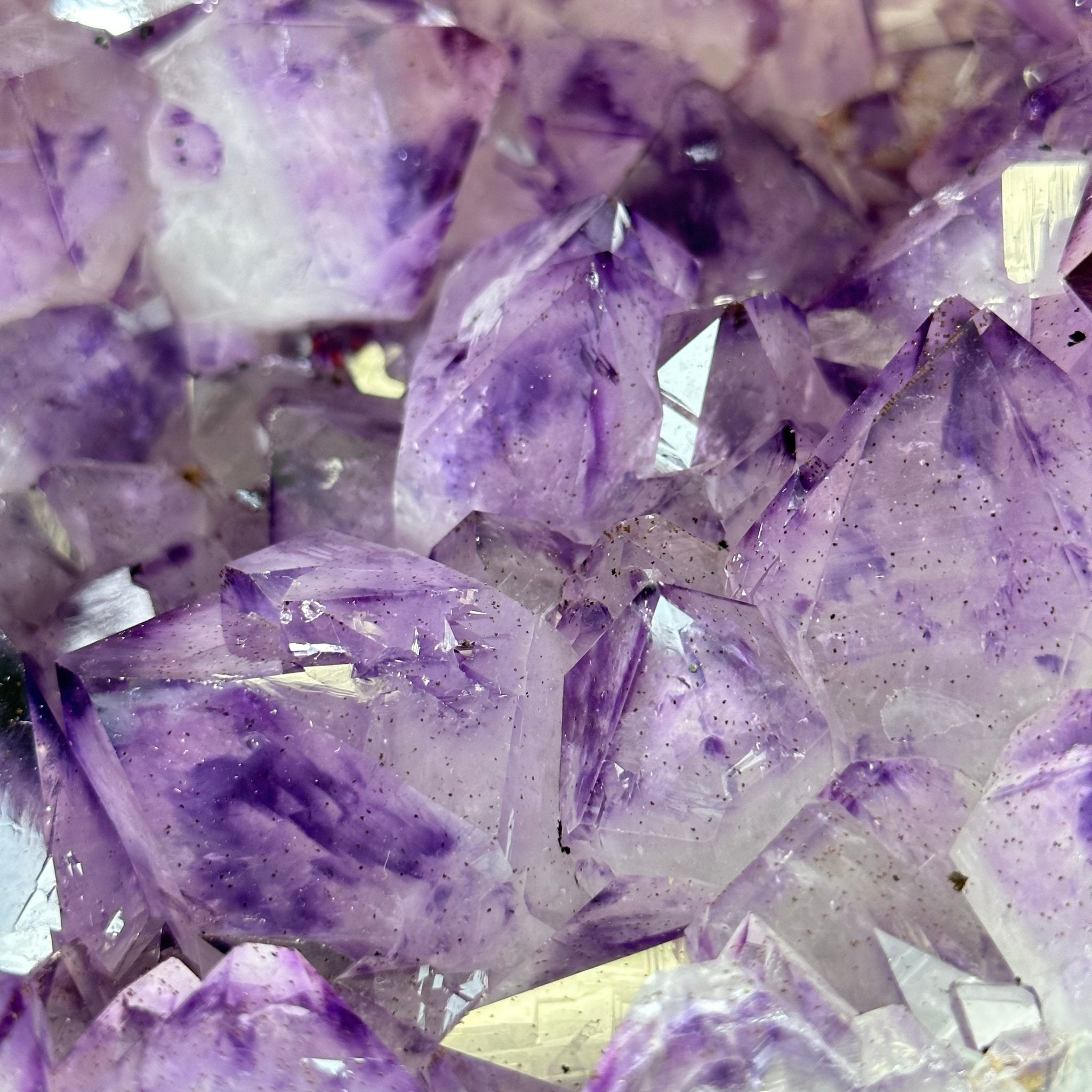 Extra Quality Polished Brazilian Amethyst Cathedral, 102.1 lbs & 18.3" tall Model #5602-0045 by Brazil Gems - Brazil GemsBrazil GemsExtra Quality Polished Brazilian Amethyst Cathedral, 102.1 lbs & 18.3" tall Model #5602-0045 by Brazil GemsPolished Cathedrals5602-0045