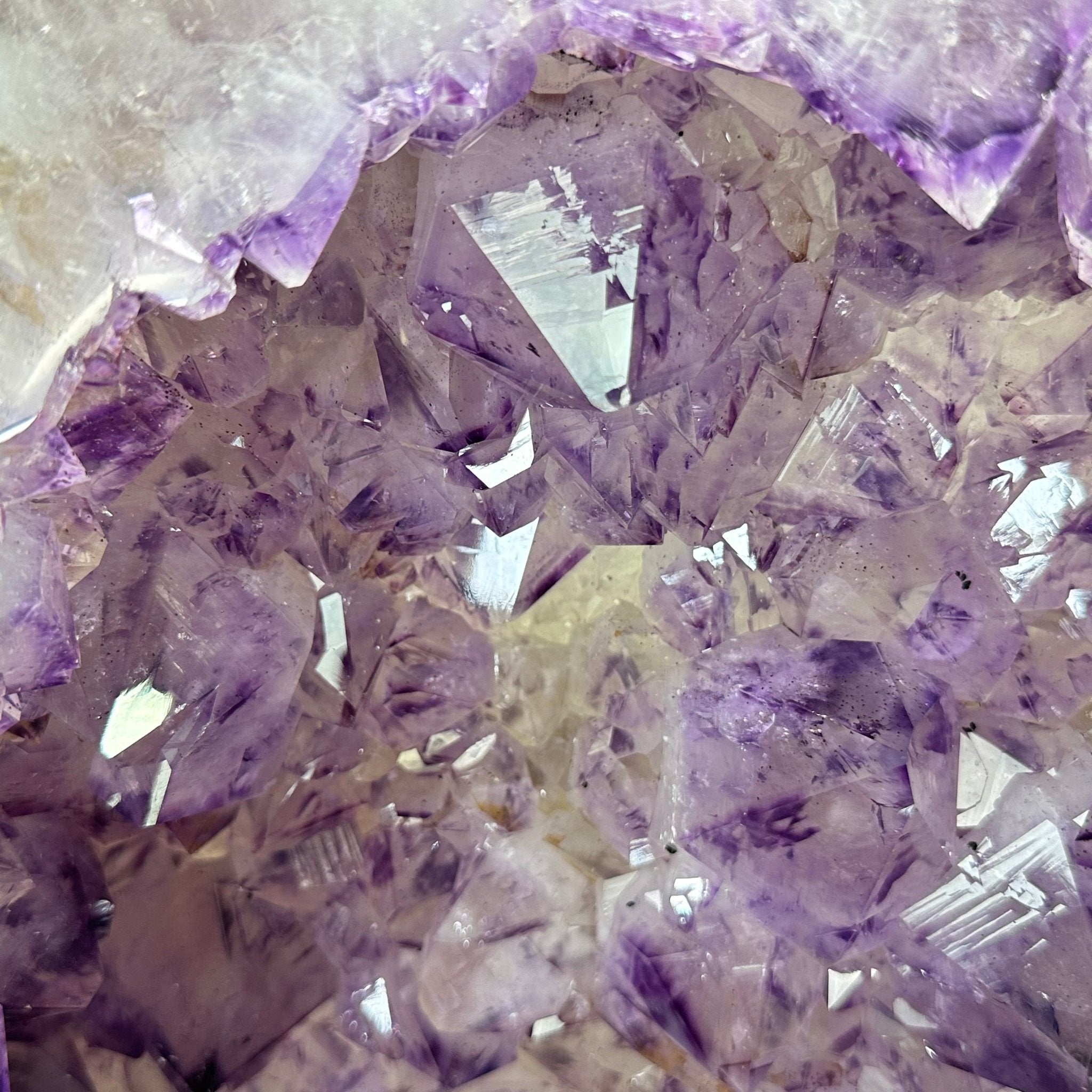 Extra Quality Polished Brazilian Amethyst Cathedral, 102.1 lbs & 18.3" tall Model #5602-0045 by Brazil Gems - Brazil GemsBrazil GemsExtra Quality Polished Brazilian Amethyst Cathedral, 102.1 lbs & 18.3" tall Model #5602-0045 by Brazil GemsPolished Cathedrals5602-0045