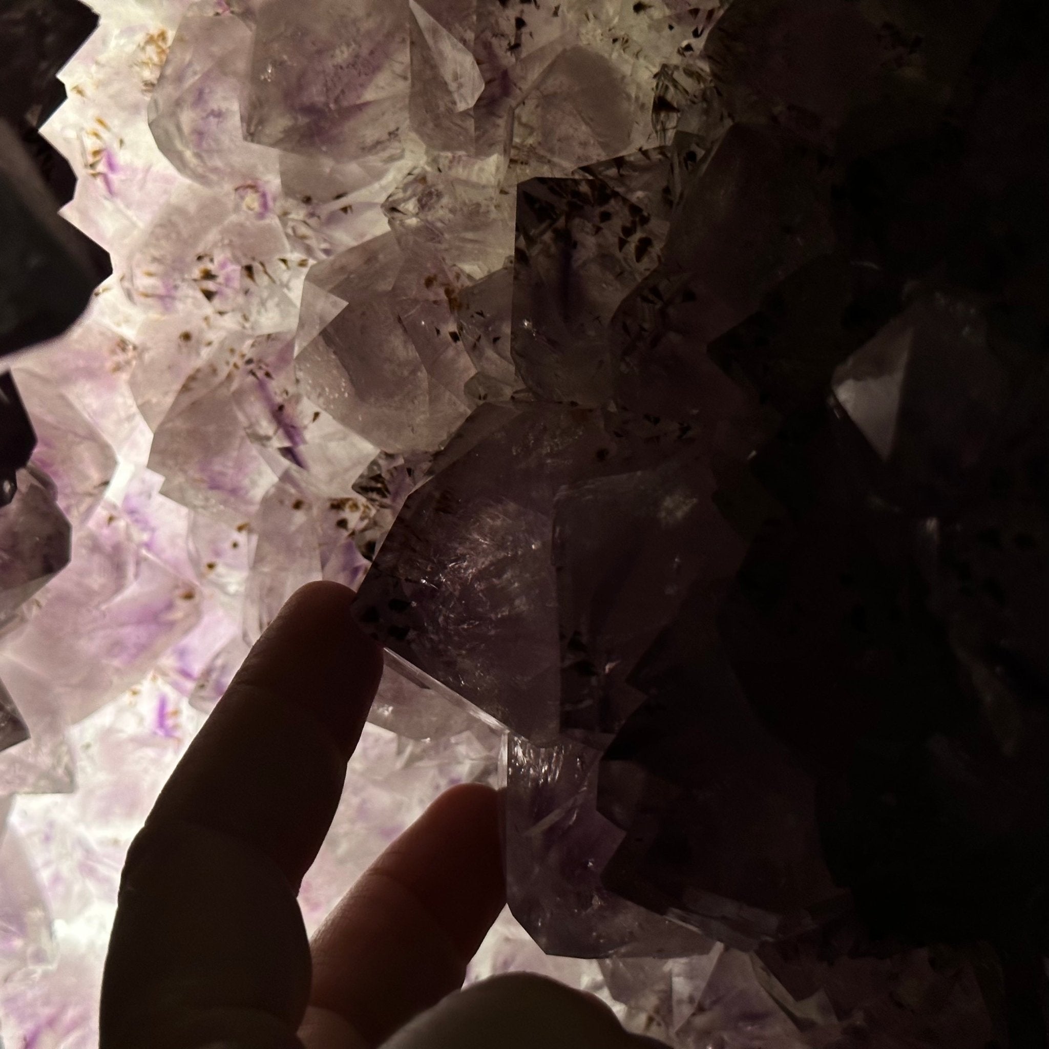 Extra Quality Polished Brazilian Amethyst Cathedral, 103.3 lbs & 18.9" tall Model #5602-0199 by Brazil Gems - Brazil GemsBrazil GemsExtra Quality Polished Brazilian Amethyst Cathedral, 103.3 lbs & 18.9" tall Model #5602-0199 by Brazil GemsPolished Cathedrals5602-0199