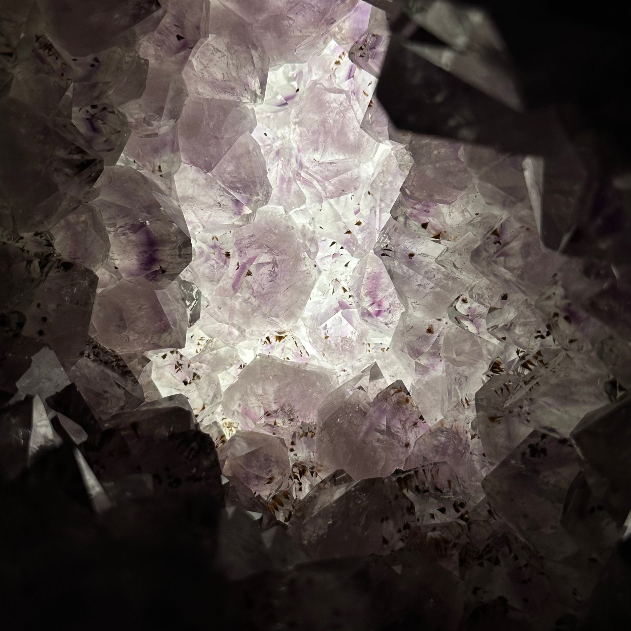 Extra Quality Polished Brazilian Amethyst Cathedral, 103.3 lbs & 18.9" tall Model #5602-0199 by Brazil Gems - Brazil GemsBrazil GemsExtra Quality Polished Brazilian Amethyst Cathedral, 103.3 lbs & 18.9" tall Model #5602-0199 by Brazil GemsPolished Cathedrals5602-0199