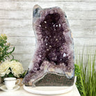 Extra Quality Polished Brazilian Amethyst Cathedral, 104.8 lbs & 24.5" tall Model #5602-0165 by Brazil Gems - Brazil GemsBrazil GemsExtra Quality Polished Brazilian Amethyst Cathedral, 104.8 lbs & 24.5" tall Model #5602-0165 by Brazil GemsPolished Cathedrals5602-0165