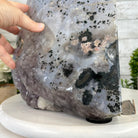 Extra Quality Polished Brazilian Amethyst Cathedral, 104.8 lbs & 24.5" tall Model #5602-0165 by Brazil Gems - Brazil GemsBrazil GemsExtra Quality Polished Brazilian Amethyst Cathedral, 104.8 lbs & 24.5" tall Model #5602-0165 by Brazil GemsPolished Cathedrals5602-0165