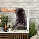 Extra Quality Polished Brazilian Amethyst Cathedral, 104.8 lbs & 24.5" tall Model #5602-0165 by Brazil Gems - Brazil GemsBrazil GemsExtra Quality Polished Brazilian Amethyst Cathedral, 104.8 lbs & 24.5" tall Model #5602-0165 by Brazil GemsPolished Cathedrals5602-0165