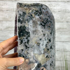 Extra Quality Polished Brazilian Amethyst Cathedral, 104.8 lbs & 24.5" tall Model #5602-0165 by Brazil Gems - Brazil GemsBrazil GemsExtra Quality Polished Brazilian Amethyst Cathedral, 104.8 lbs & 24.5" tall Model #5602-0165 by Brazil GemsPolished Cathedrals5602-0165