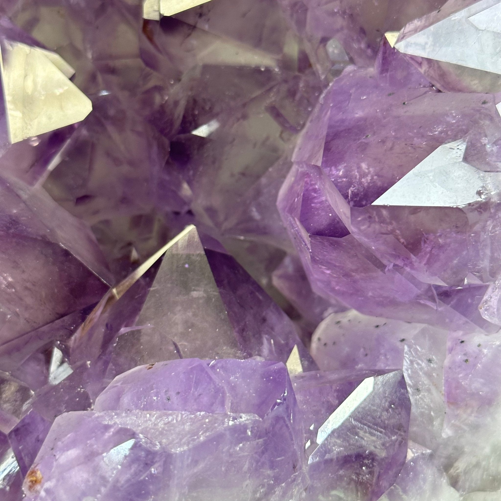 Extra Quality Polished Brazilian Amethyst Cathedral, 106.6 lbs & 23.75" tall Model #5602-0030 by Brazil Gems - Brazil GemsBrazil GemsExtra Quality Polished Brazilian Amethyst Cathedral, 106.6 lbs & 23.75" tall Model #5602-0030 by Brazil GemsPolished Cathedrals5602-0030