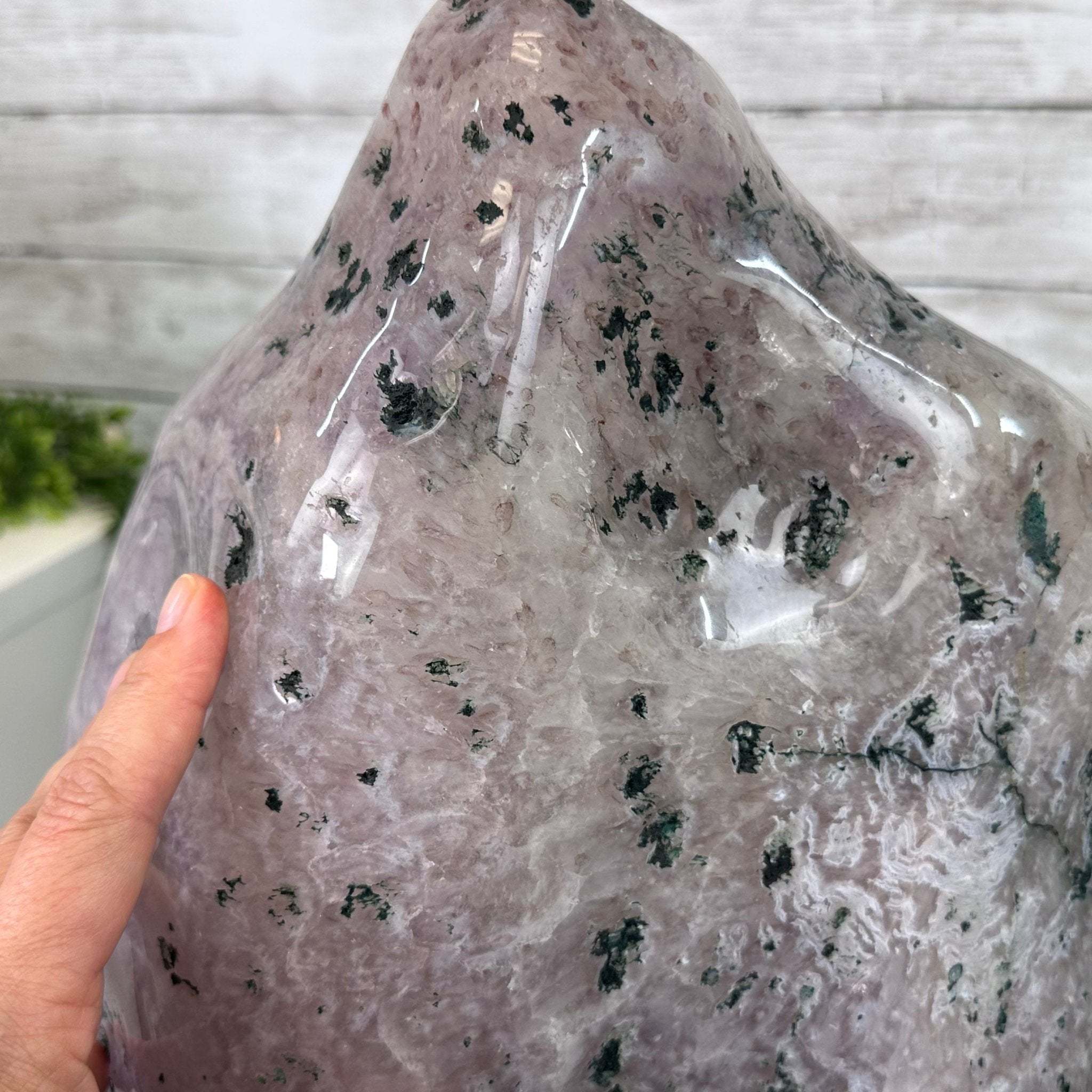 Extra Quality Polished Brazilian Amethyst Cathedral, 106.6 lbs & 23.75" tall Model #5602-0030 by Brazil Gems - Brazil GemsBrazil GemsExtra Quality Polished Brazilian Amethyst Cathedral, 106.6 lbs & 23.75" tall Model #5602-0030 by Brazil GemsPolished Cathedrals5602-0030