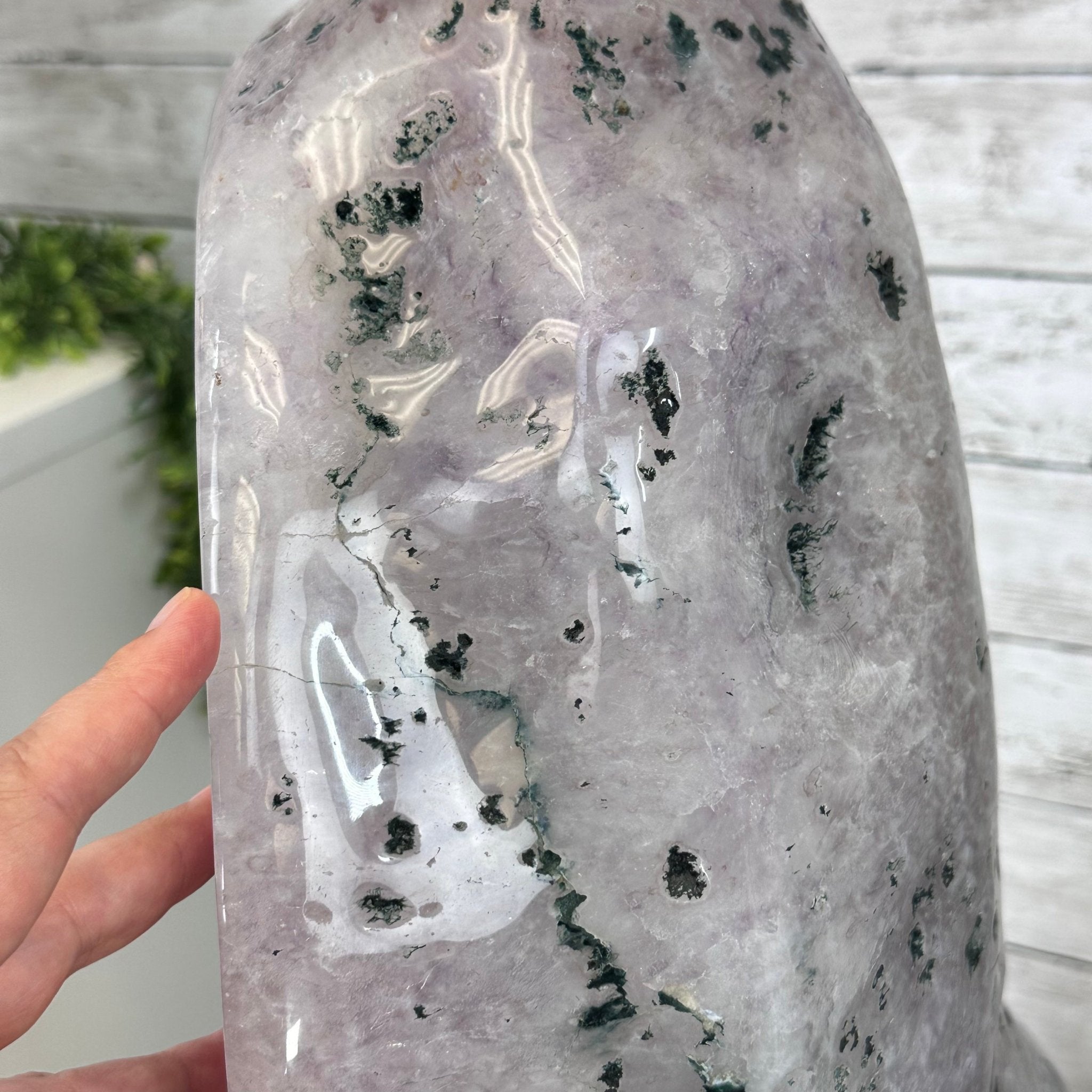 Extra Quality Polished Brazilian Amethyst Cathedral, 106.6 lbs & 23.75" tall Model #5602-0030 by Brazil Gems - Brazil GemsBrazil GemsExtra Quality Polished Brazilian Amethyst Cathedral, 106.6 lbs & 23.75" tall Model #5602-0030 by Brazil GemsPolished Cathedrals5602-0030