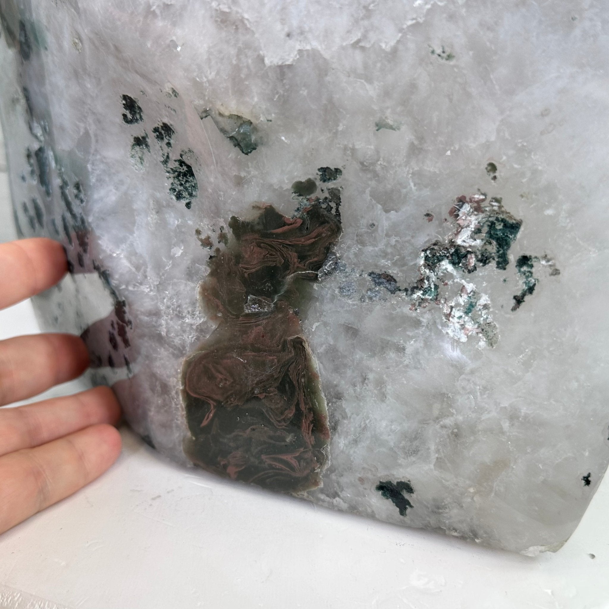 Extra Quality Polished Brazilian Amethyst Cathedral, 106.6 lbs & 23.75" tall Model #5602-0030 by Brazil Gems - Brazil GemsBrazil GemsExtra Quality Polished Brazilian Amethyst Cathedral, 106.6 lbs & 23.75" tall Model #5602-0030 by Brazil GemsPolished Cathedrals5602-0030