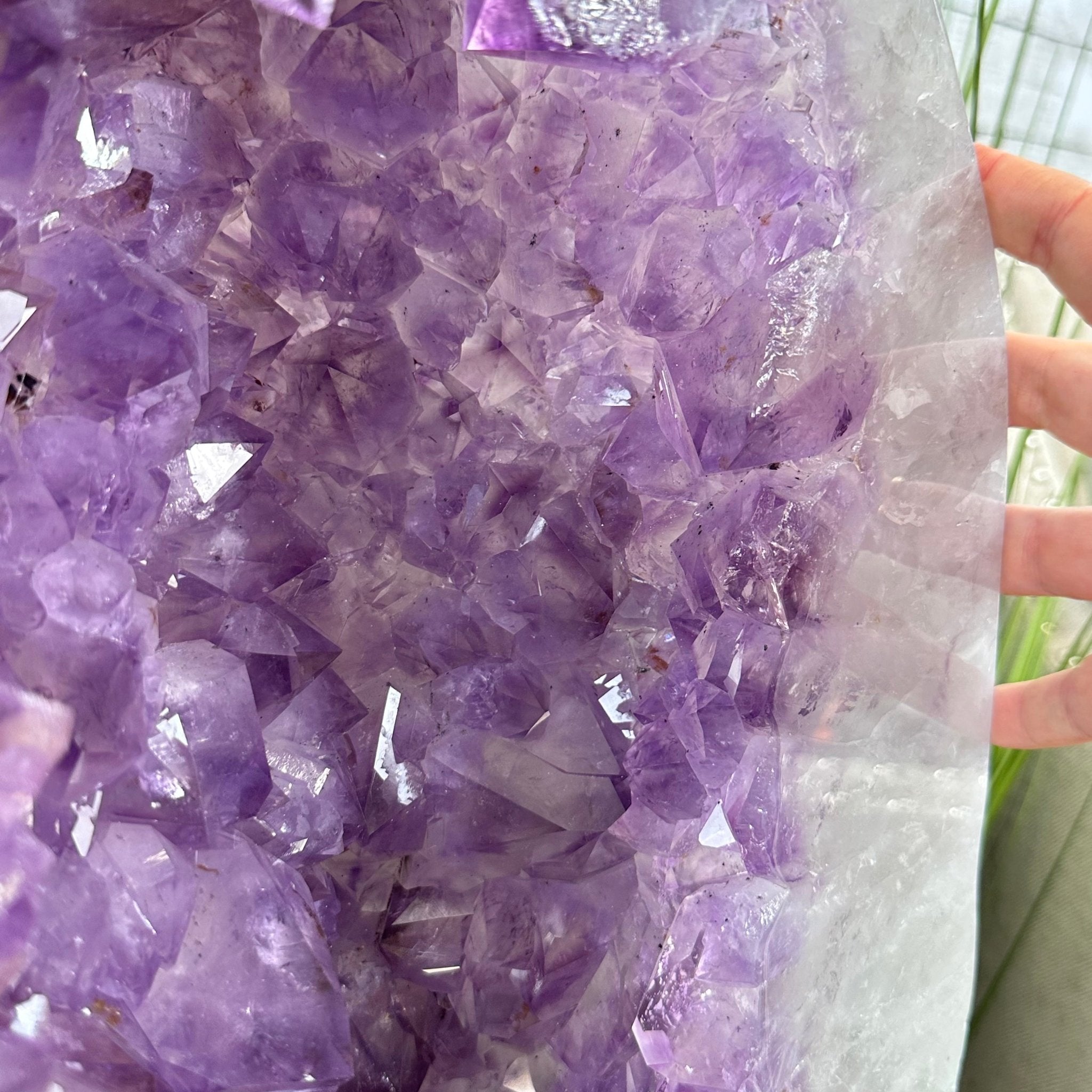 Extra Quality Polished Brazilian Amethyst Cathedral, 106.6 lbs & 23.75" tall Model #5602-0030 by Brazil Gems - Brazil GemsBrazil GemsExtra Quality Polished Brazilian Amethyst Cathedral, 106.6 lbs & 23.75" tall Model #5602-0030 by Brazil GemsPolished Cathedrals5602-0030