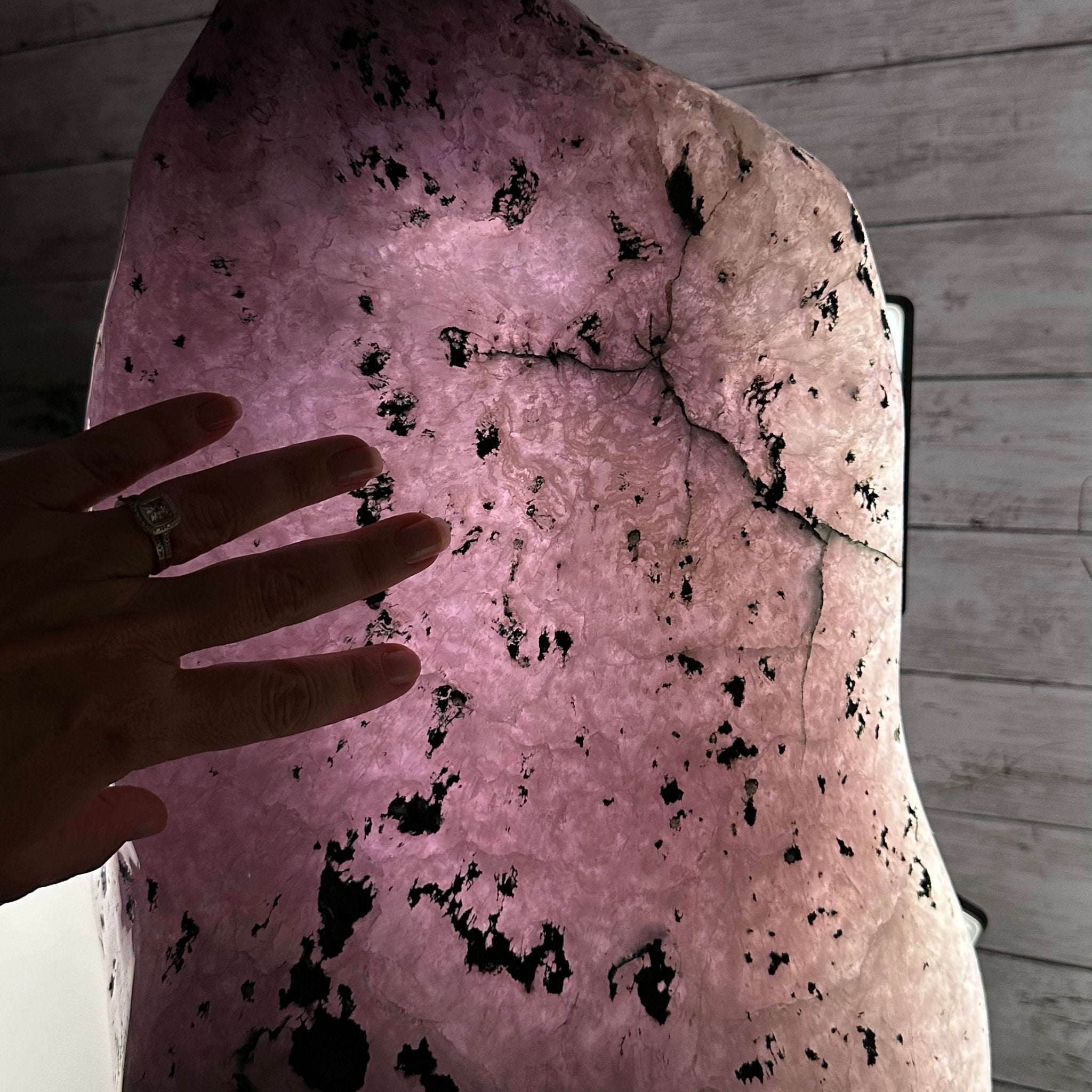 Extra Quality Polished Brazilian Amethyst Cathedral, 106.6 lbs & 23.75" tall Model #5602-0030 by Brazil Gems - Brazil GemsBrazil GemsExtra Quality Polished Brazilian Amethyst Cathedral, 106.6 lbs & 23.75" tall Model #5602-0030 by Brazil GemsPolished Cathedrals5602-0030