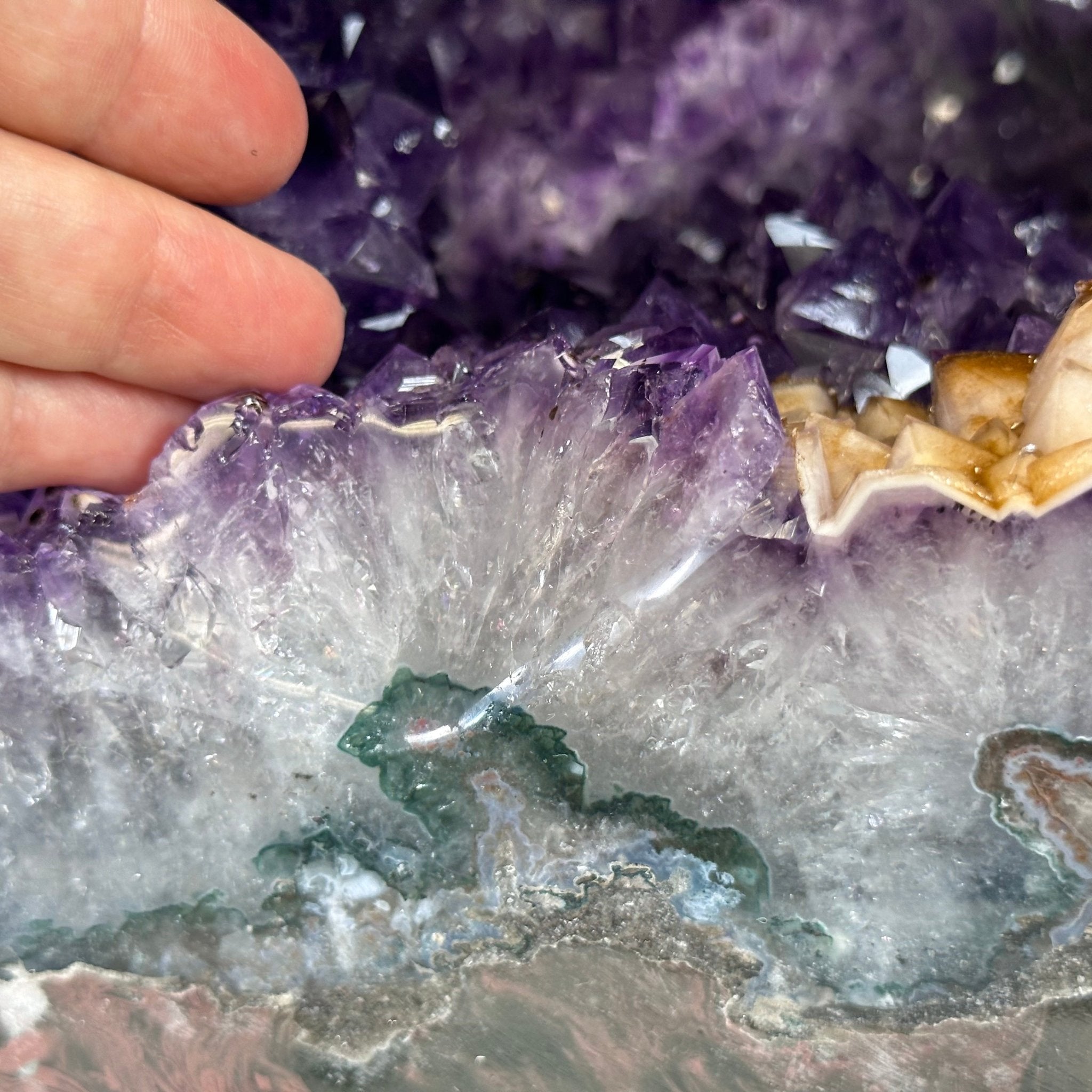 Extra Quality Polished Brazilian Amethyst Cathedral, 110.5 lbs & 26.5" tall Model #5602-0063 by Brazil Gems - Brazil GemsBrazil GemsExtra Quality Polished Brazilian Amethyst Cathedral, 110.5 lbs & 26.5" tall Model #5602-0063 by Brazil GemsPolished Cathedrals5602-0063