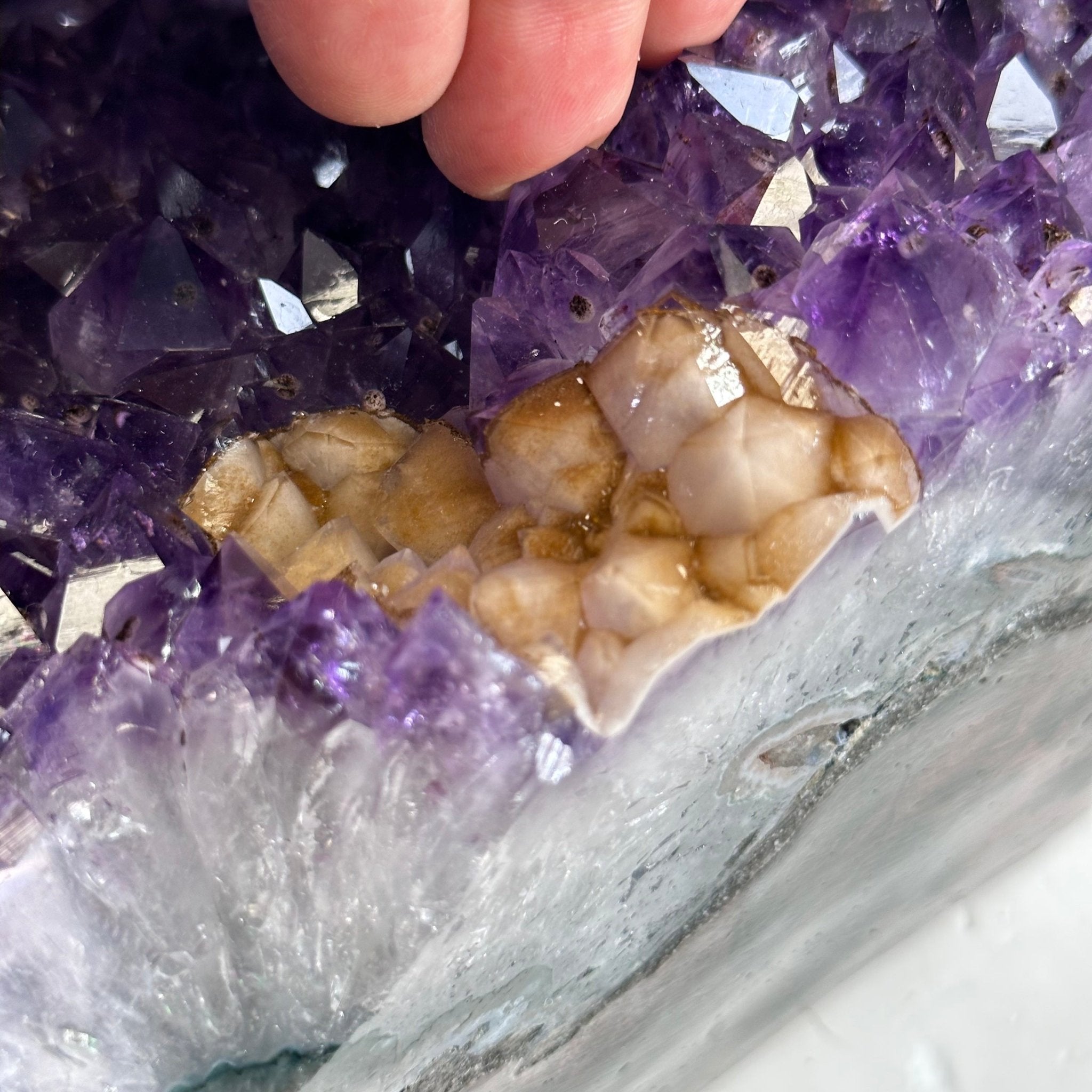 Extra Quality Polished Brazilian Amethyst Cathedral, 110.5 lbs & 26.5" tall Model #5602-0063 by Brazil Gems - Brazil GemsBrazil GemsExtra Quality Polished Brazilian Amethyst Cathedral, 110.5 lbs & 26.5" tall Model #5602-0063 by Brazil GemsPolished Cathedrals5602-0063