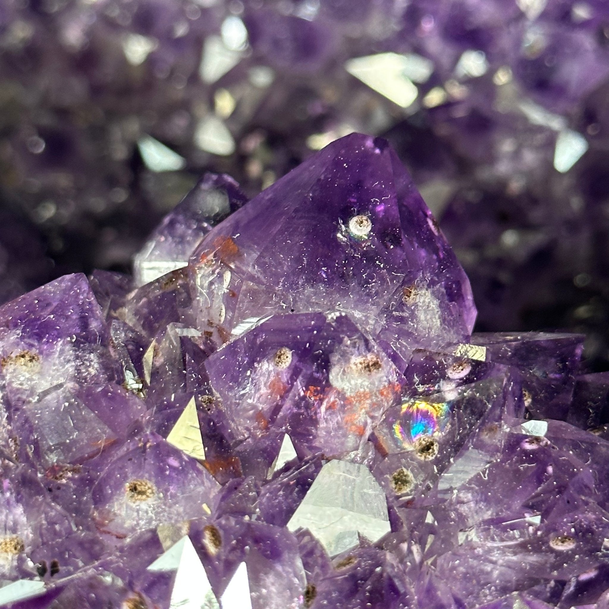 Extra Quality Polished Brazilian Amethyst Cathedral, 110.5 lbs & 26.5" tall Model #5602-0063 by Brazil Gems - Brazil GemsBrazil GemsExtra Quality Polished Brazilian Amethyst Cathedral, 110.5 lbs & 26.5" tall Model #5602-0063 by Brazil GemsPolished Cathedrals5602-0063