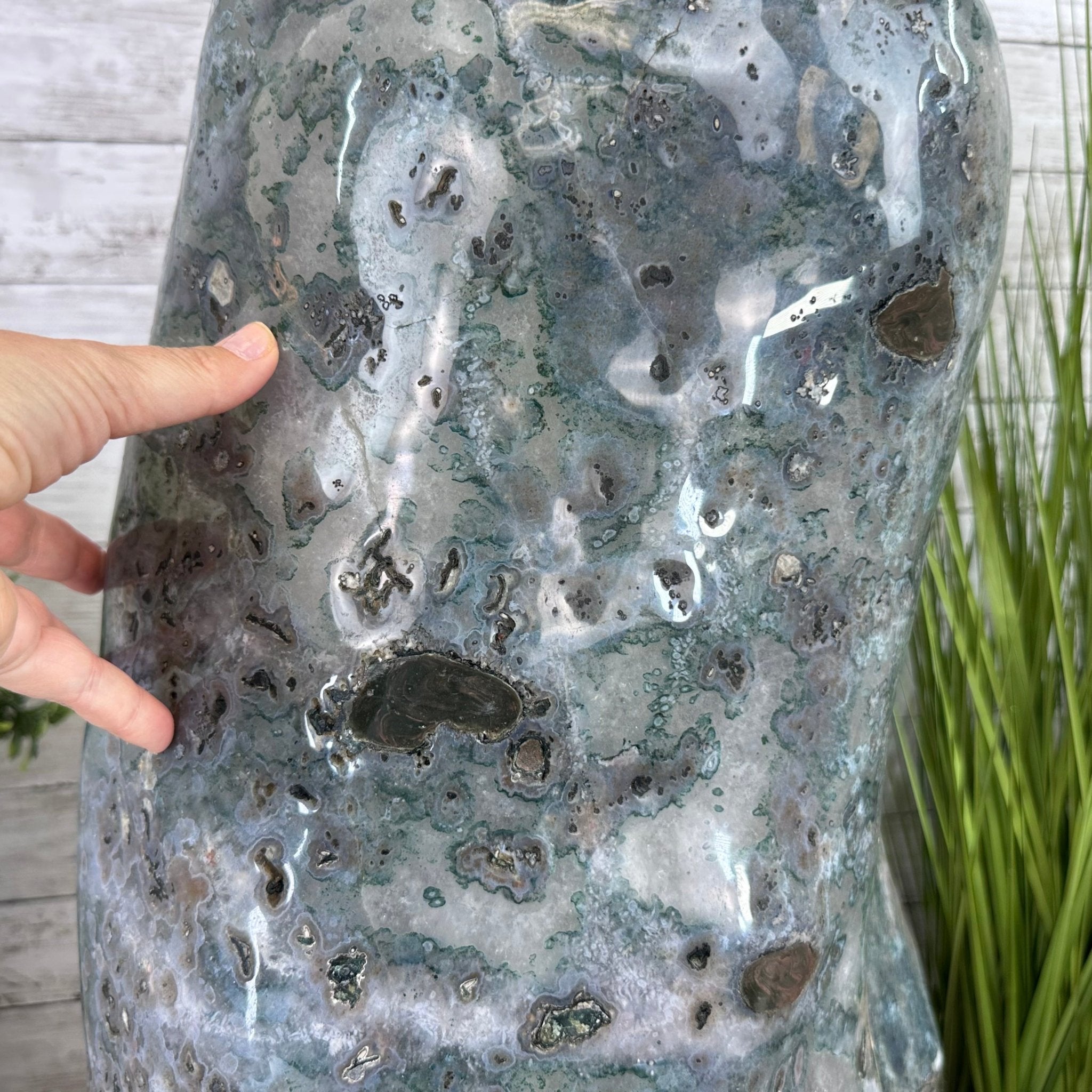 Extra Quality Polished Brazilian Amethyst Cathedral, 110.5 lbs & 26.5" tall Model #5602-0063 by Brazil Gems - Brazil GemsBrazil GemsExtra Quality Polished Brazilian Amethyst Cathedral, 110.5 lbs & 26.5" tall Model #5602-0063 by Brazil GemsPolished Cathedrals5602-0063