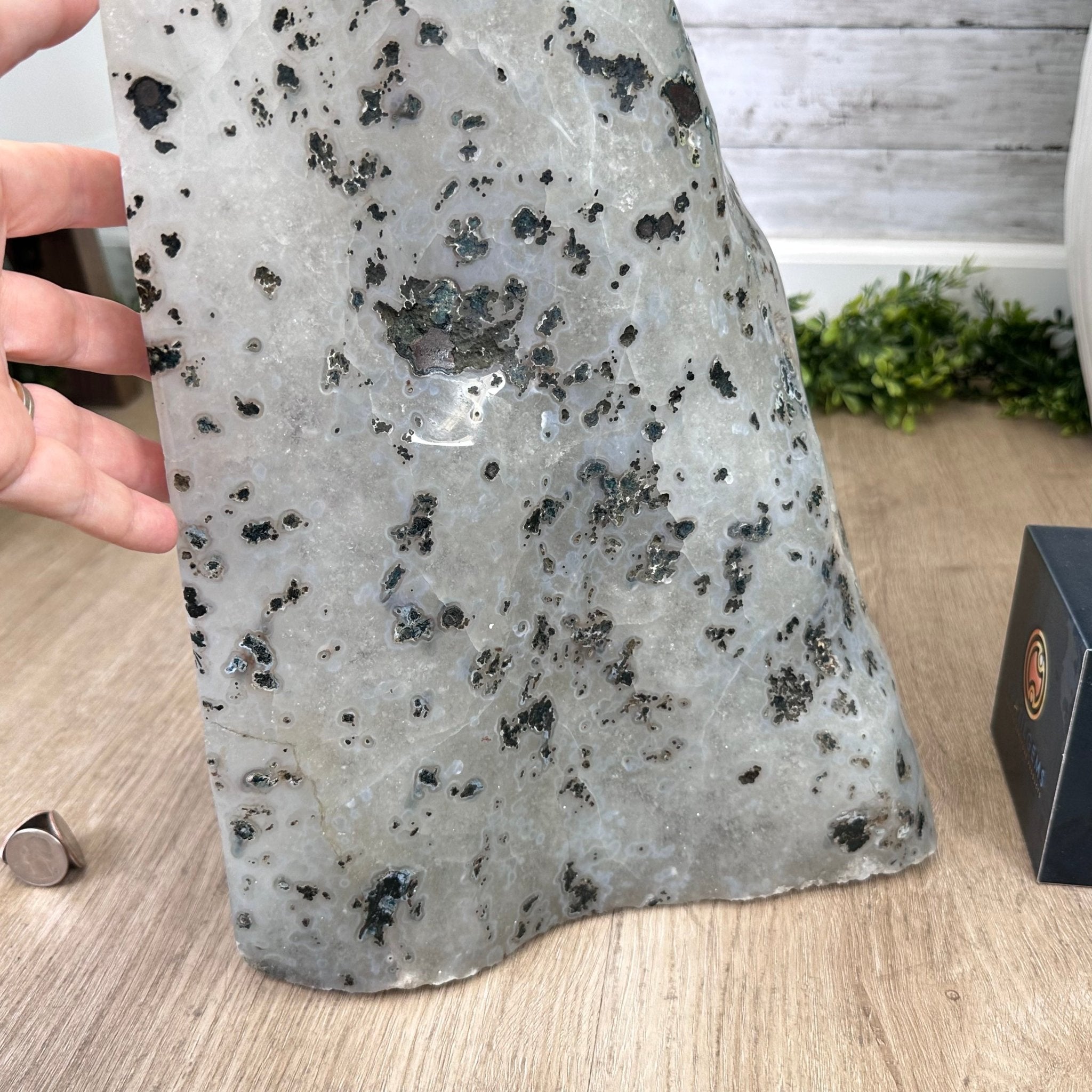 Extra Quality Polished Brazilian Amethyst Cathedral, 119.5 lbs & 34.75" tall Model #5602-0200 by Brazil Gems - Brazil GemsBrazil GemsExtra Quality Polished Brazilian Amethyst Cathedral, 119.5 lbs & 34.75" tall Model #5602-0200 by Brazil GemsPolished Cathedrals5602-0200