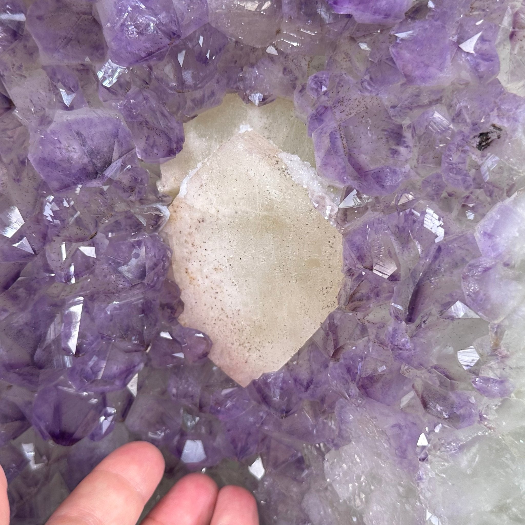 Extra Quality Polished Brazilian Amethyst Cathedral, 119.5 lbs & 34.75" tall Model #5602-0200 by Brazil Gems - Brazil GemsBrazil GemsExtra Quality Polished Brazilian Amethyst Cathedral, 119.5 lbs & 34.75" tall Model #5602-0200 by Brazil GemsPolished Cathedrals5602-0200