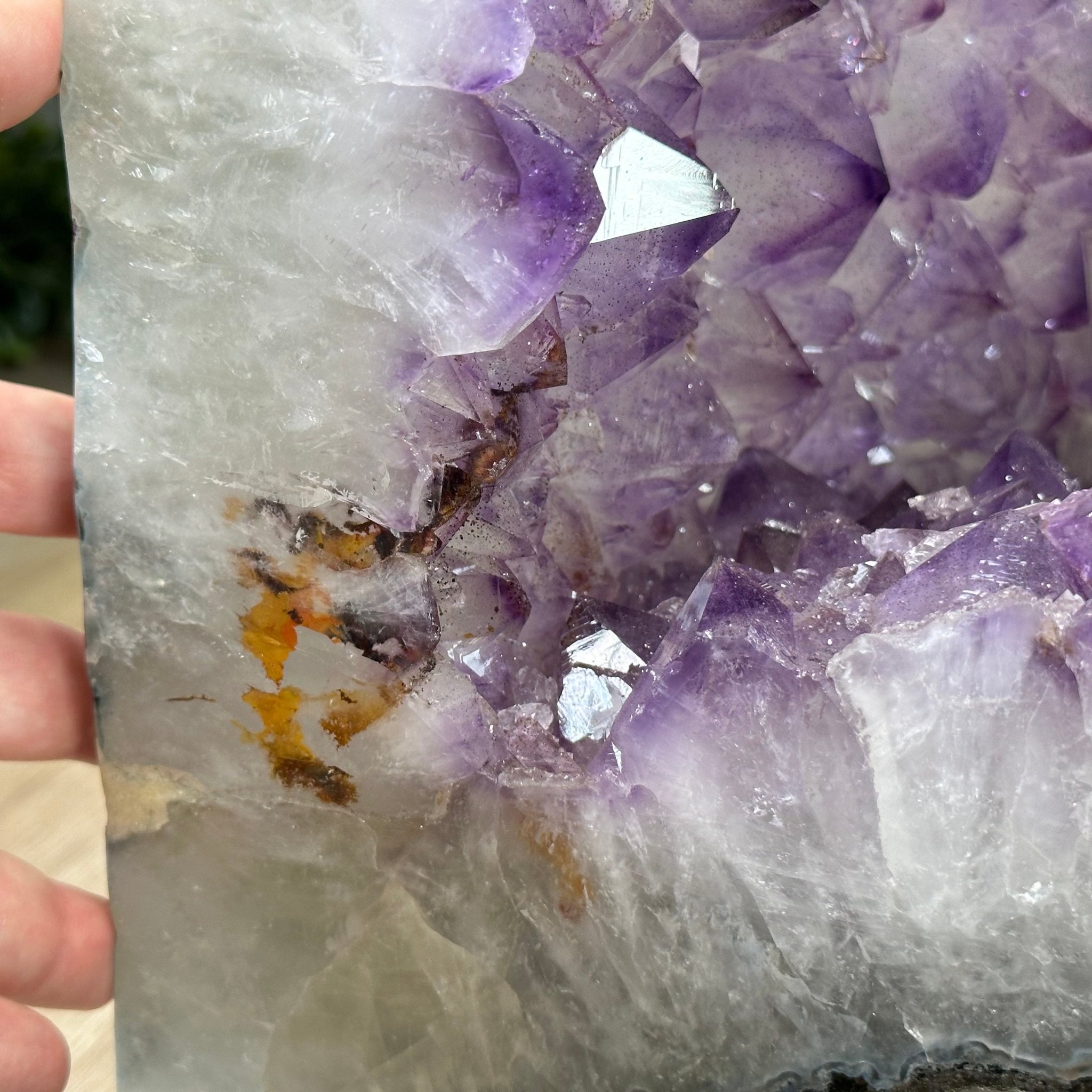 Extra Quality Polished Brazilian Amethyst Cathedral, 119.5 lbs & 34.75" tall Model #5602-0200 by Brazil Gems - Brazil GemsBrazil GemsExtra Quality Polished Brazilian Amethyst Cathedral, 119.5 lbs & 34.75" tall Model #5602-0200 by Brazil GemsPolished Cathedrals5602-0200