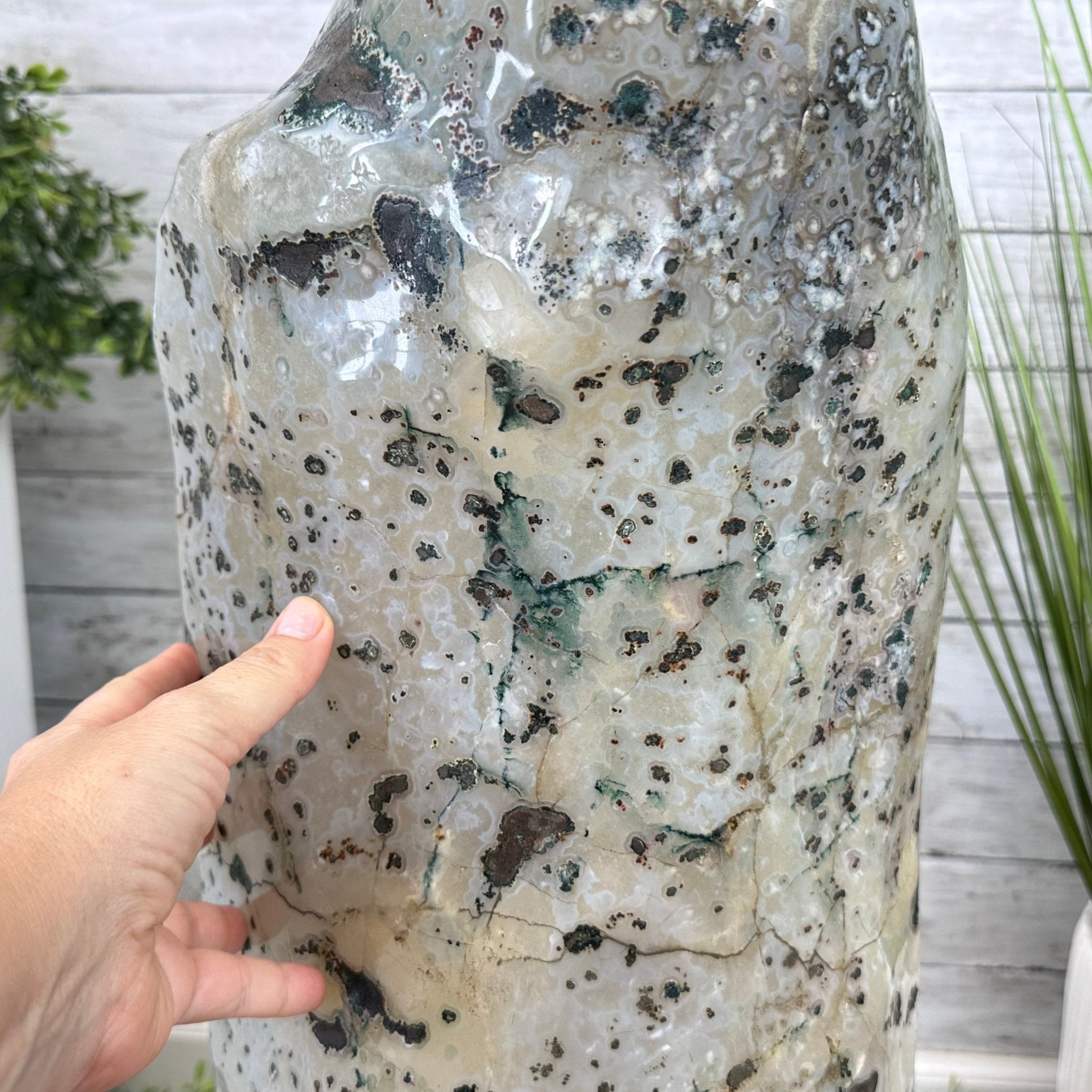 Extra Quality Polished Brazilian Amethyst Cathedral, 119.5 lbs & 34.75" tall Model #5602-0200 by Brazil Gems - Brazil GemsBrazil GemsExtra Quality Polished Brazilian Amethyst Cathedral, 119.5 lbs & 34.75" tall Model #5602-0200 by Brazil GemsPolished Cathedrals5602-0200