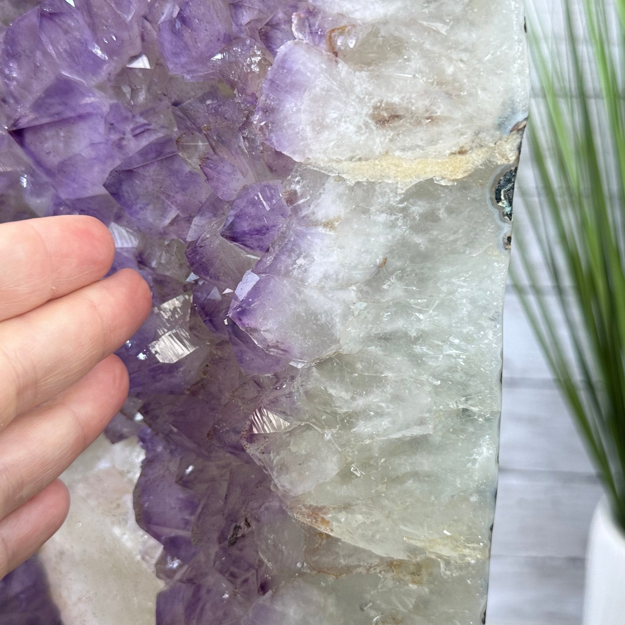 Extra Quality Polished Brazilian Amethyst Cathedral, 119.5 lbs & 34.75" tall Model #5602-0200 by Brazil Gems - Brazil GemsBrazil GemsExtra Quality Polished Brazilian Amethyst Cathedral, 119.5 lbs & 34.75" tall Model #5602-0200 by Brazil GemsPolished Cathedrals5602-0200