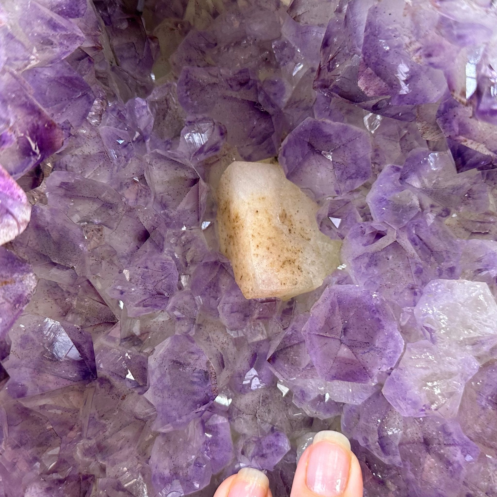 Extra Quality Polished Brazilian Amethyst Cathedral, 119.5 lbs & 34.75" tall Model #5602-0200 by Brazil Gems - Brazil GemsBrazil GemsExtra Quality Polished Brazilian Amethyst Cathedral, 119.5 lbs & 34.75" tall Model #5602-0200 by Brazil GemsPolished Cathedrals5602-0200