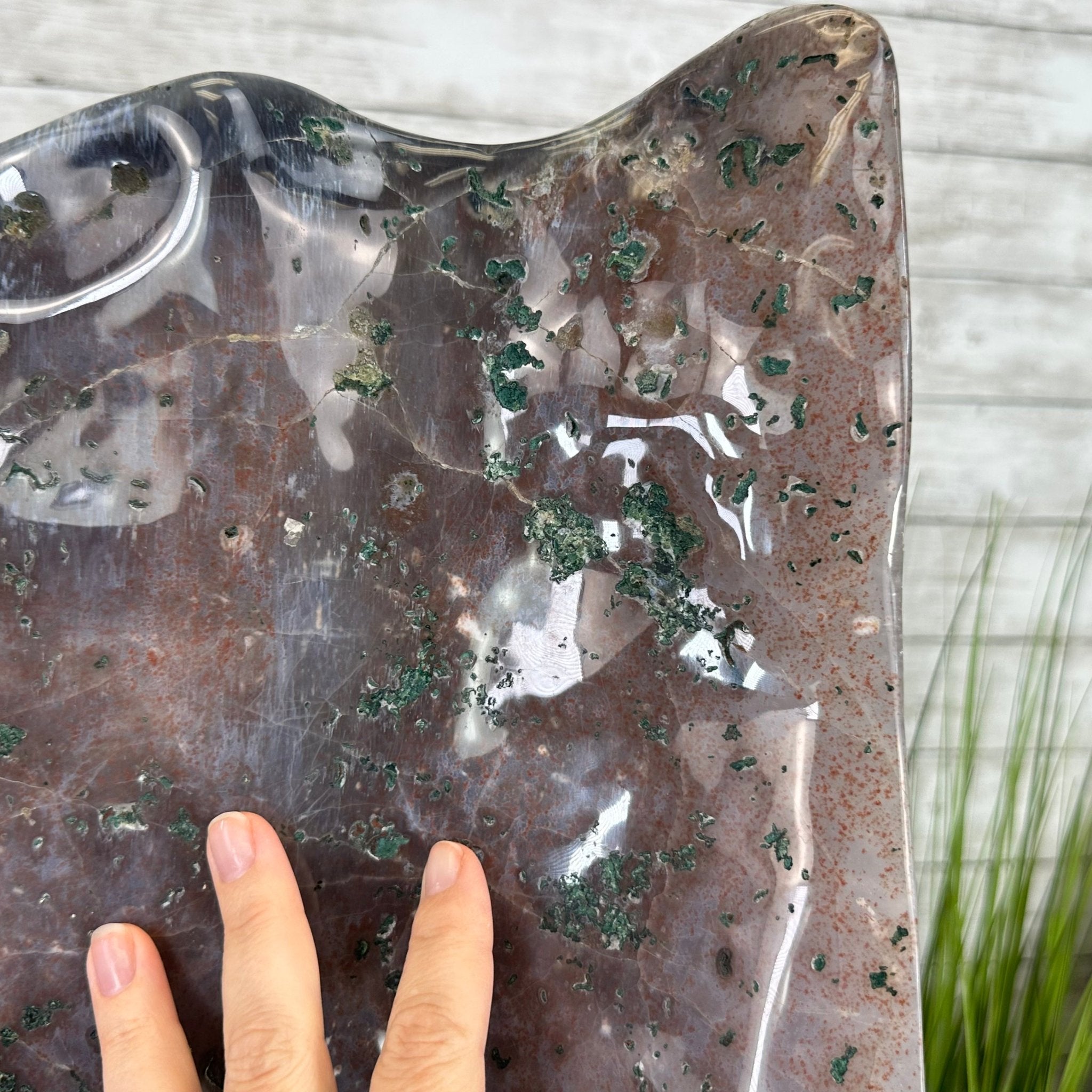 Extra Quality Polished Brazilian Amethyst Cathedral, 134.5 lbs & 18.5" tall Model #5602-0167 by Brazil Gems - Brazil GemsBrazil GemsExtra Quality Polished Brazilian Amethyst Cathedral, 134.5 lbs & 18.5" tall Model #5602-0167 by Brazil GemsPolished Cathedrals5602-0167