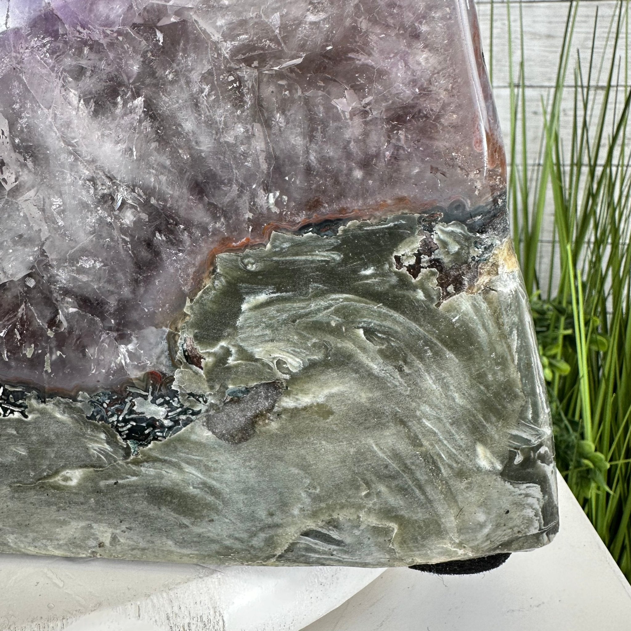 Extra Quality Polished Brazilian Amethyst Cathedral, 134.5 lbs & 18.5" tall Model #5602-0167 by Brazil Gems - Brazil GemsBrazil GemsExtra Quality Polished Brazilian Amethyst Cathedral, 134.5 lbs & 18.5" tall Model #5602-0167 by Brazil GemsPolished Cathedrals5602-0167