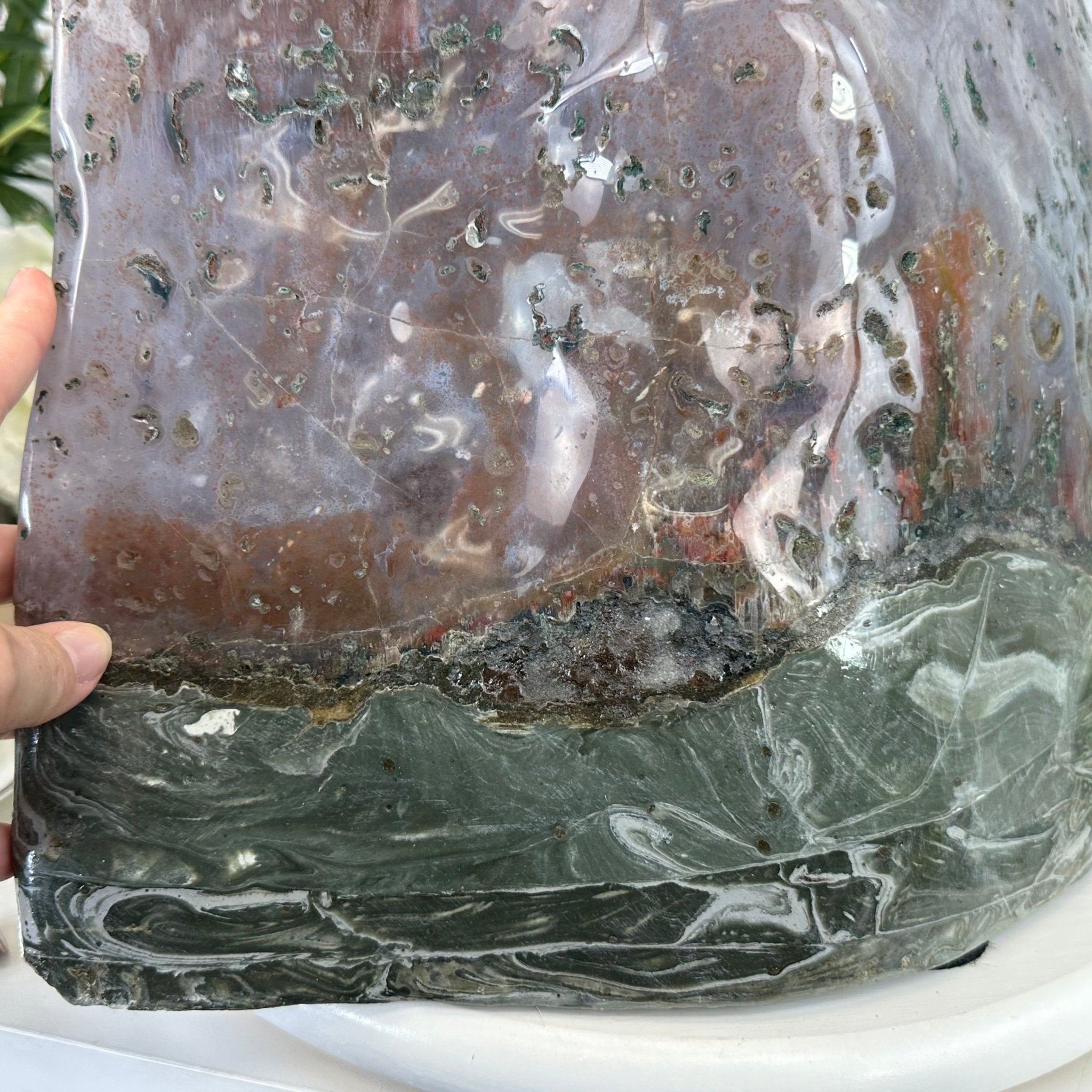 Extra Quality Polished Brazilian Amethyst Cathedral, 134.5 lbs & 18.5" tall Model #5602-0167 by Brazil Gems - Brazil GemsBrazil GemsExtra Quality Polished Brazilian Amethyst Cathedral, 134.5 lbs & 18.5" tall Model #5602-0167 by Brazil GemsPolished Cathedrals5602-0167