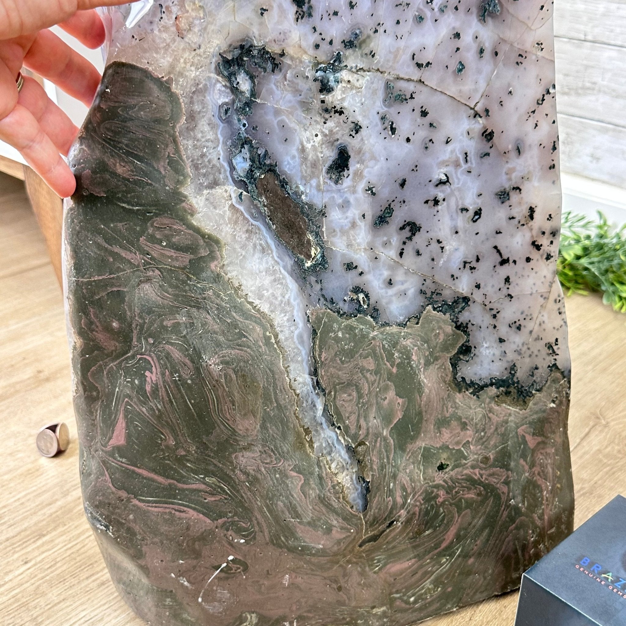 Extra Quality Polished Brazilian Amethyst Cathedral, 150.6 lbs & 35.25" tall Model #5602-0184 by Brazil Gems - Brazil GemsBrazil GemsExtra Quality Polished Brazilian Amethyst Cathedral, 150.6 lbs & 35.25" tall Model #5602-0184 by Brazil GemsPolished Cathedrals5602-0184