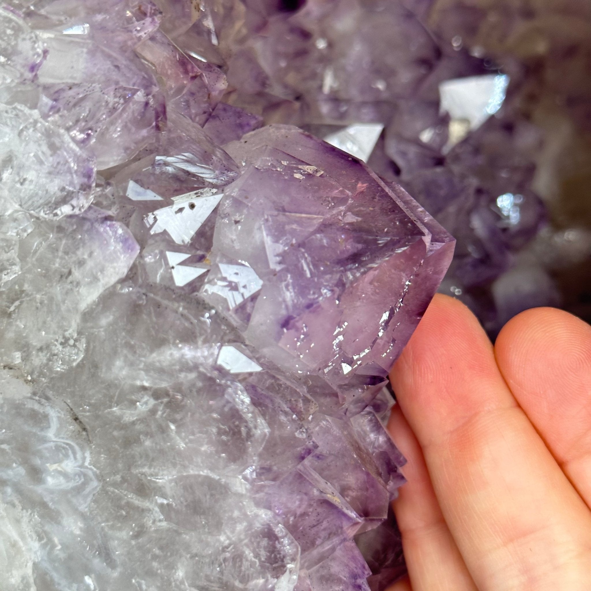 Extra Quality Polished Brazilian Amethyst Cathedral, 150.6 lbs & 35.25" tall Model #5602-0184 by Brazil Gems - Brazil GemsBrazil GemsExtra Quality Polished Brazilian Amethyst Cathedral, 150.6 lbs & 35.25" tall Model #5602-0184 by Brazil GemsPolished Cathedrals5602-0184