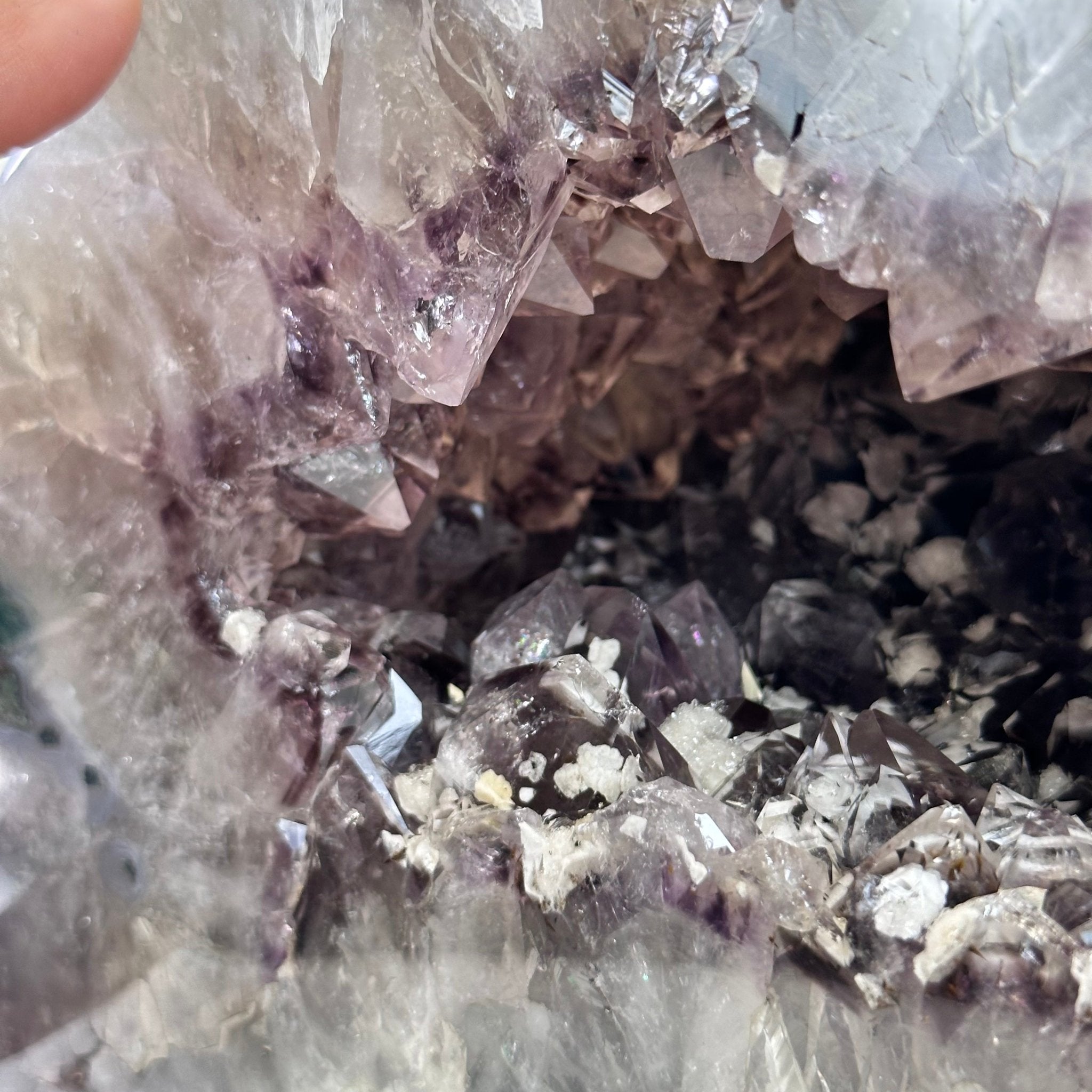 Extra Quality Polished Brazilian Amethyst Cathedral, 16.9 lbs & 6.6" tall Model #5602-0172 by Brazil Gems - Brazil GemsBrazil GemsExtra Quality Polished Brazilian Amethyst Cathedral, 16.9 lbs & 6.6" tall Model #5602-0172 by Brazil GemsPolished Cathedrals5602-0172