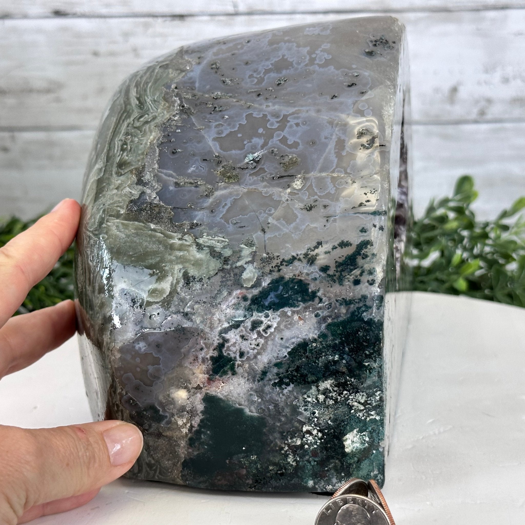 Extra Quality Polished Brazilian Amethyst Cathedral, 16.9 lbs & 6.6" tall Model #5602-0172 by Brazil Gems - Brazil GemsBrazil GemsExtra Quality Polished Brazilian Amethyst Cathedral, 16.9 lbs & 6.6" tall Model #5602-0172 by Brazil GemsPolished Cathedrals5602-0172