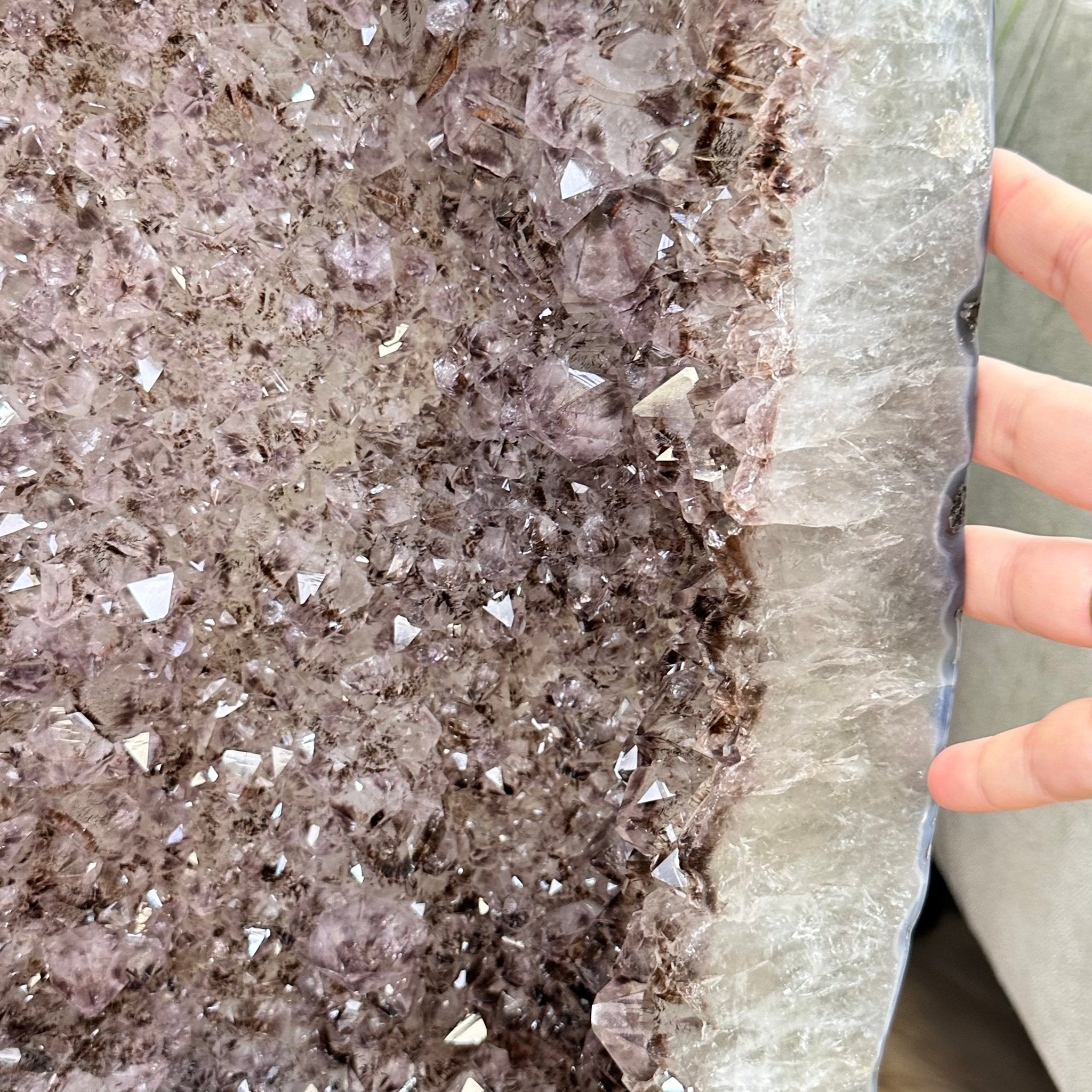 Extra Quality Polished Brazilian Amethyst Cathedral, 192.8 lbs & 43" tall Model #5602-0148 by Brazil Gems - Brazil GemsBrazil GemsExtra Quality Polished Brazilian Amethyst Cathedral, 192.8 lbs & 43" tall Model #5602-0148 by Brazil GemsPolished Cathedrals5602-0148