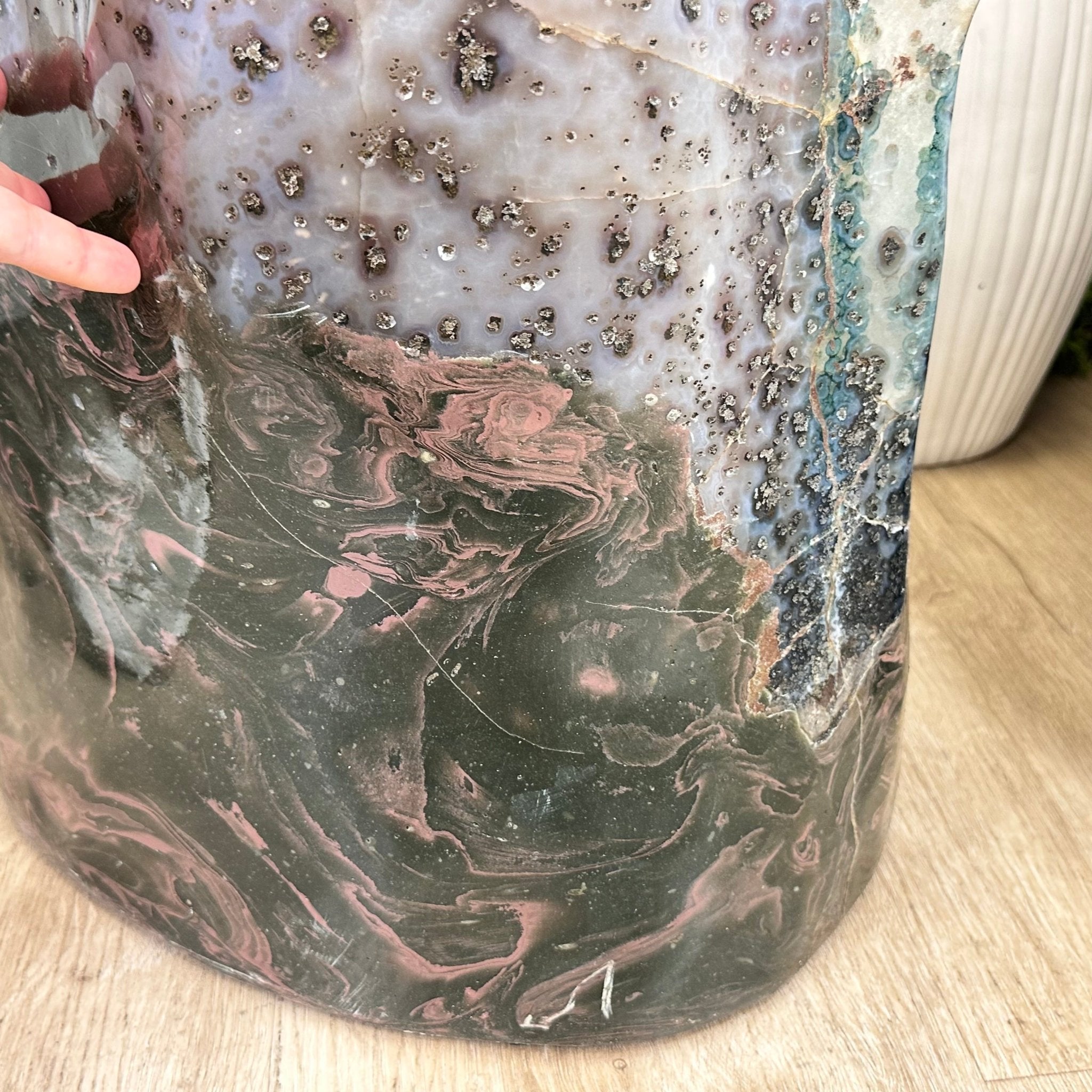 Extra Quality Polished Brazilian Amethyst Cathedral, 192.8 lbs & 43" tall Model #5602-0148 by Brazil Gems - Brazil GemsBrazil GemsExtra Quality Polished Brazilian Amethyst Cathedral, 192.8 lbs & 43" tall Model #5602-0148 by Brazil GemsPolished Cathedrals5602-0148