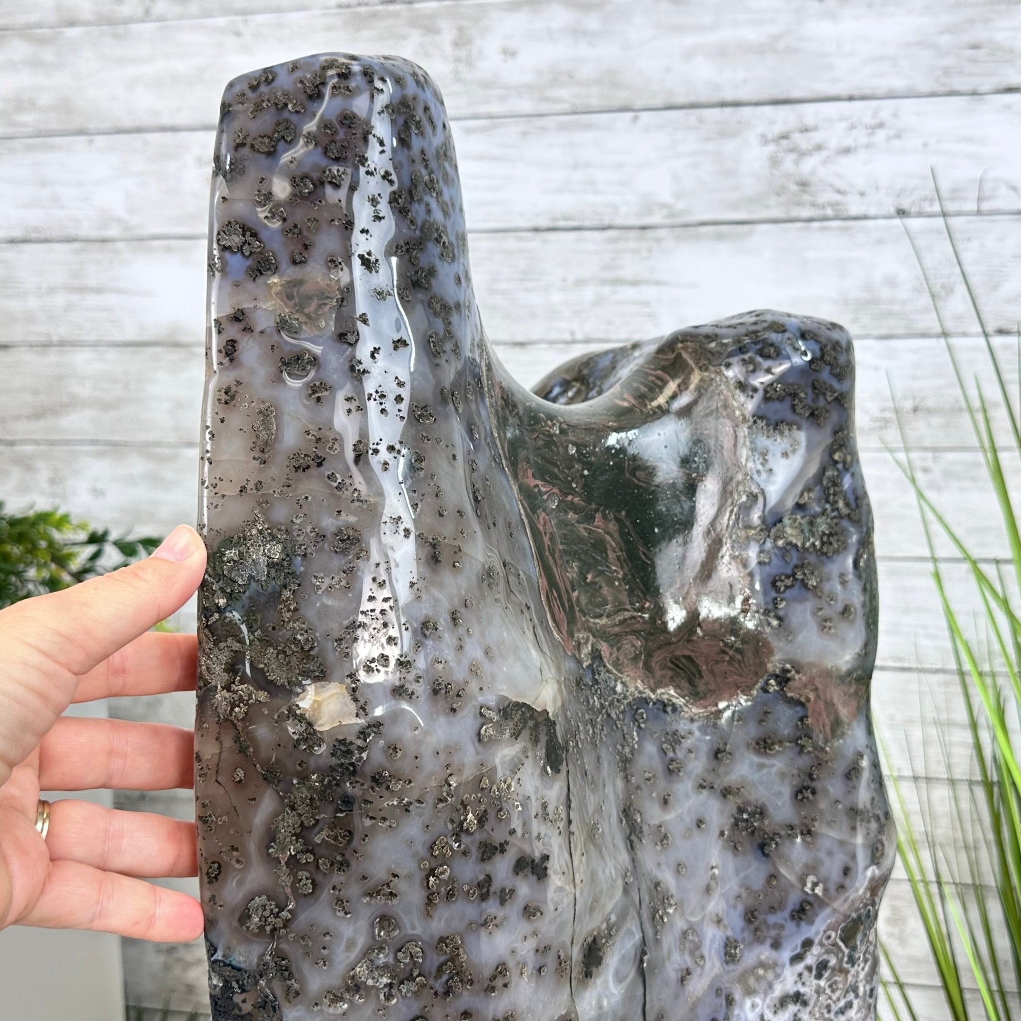 Extra Quality Polished Brazilian Amethyst Cathedral, 192.8 lbs & 43" tall Model #5602-0148 by Brazil Gems - Brazil GemsBrazil GemsExtra Quality Polished Brazilian Amethyst Cathedral, 192.8 lbs & 43" tall Model #5602-0148 by Brazil GemsPolished Cathedrals5602-0148